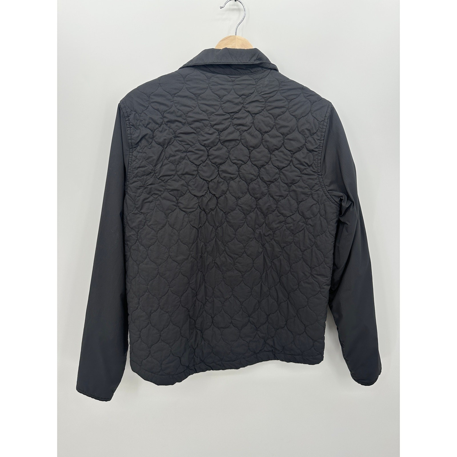 Bonobos Mens The Quilted Clubhouse Jacket Gray Blue Size M Lightweight Button
