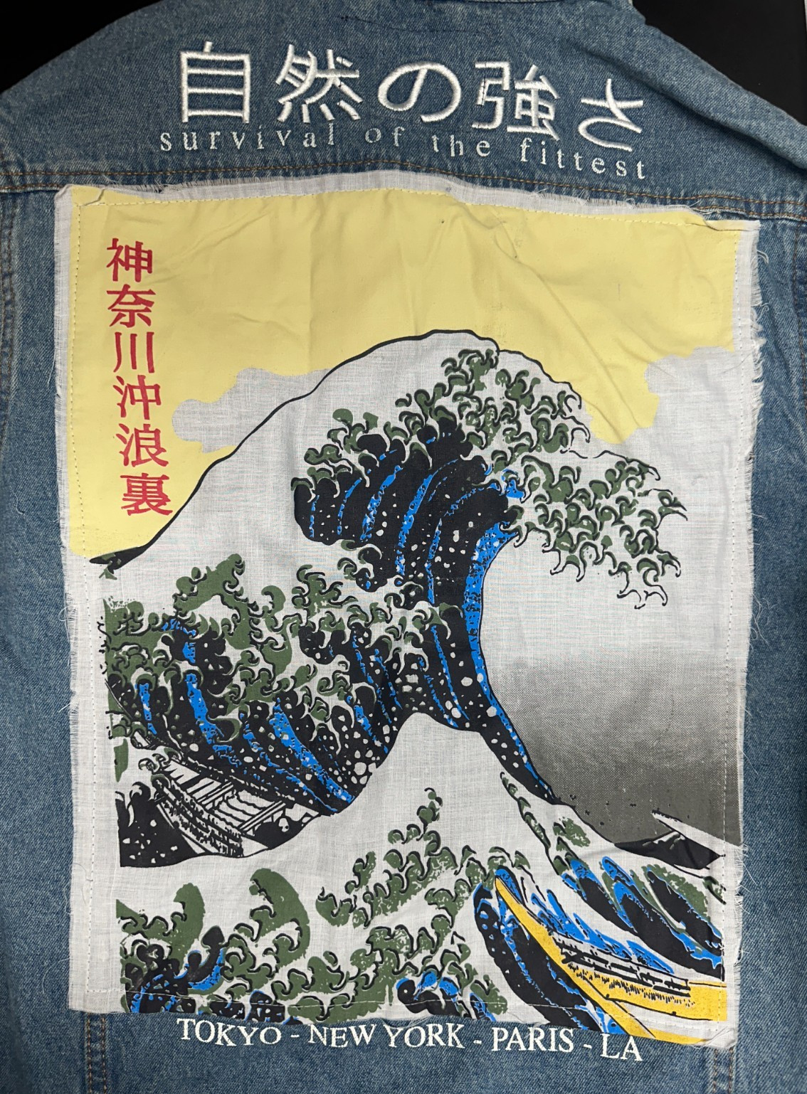 Brooklyn Cloth Survival Of The Fittest Japanese Unisex Adults SZ: S Blue – Used