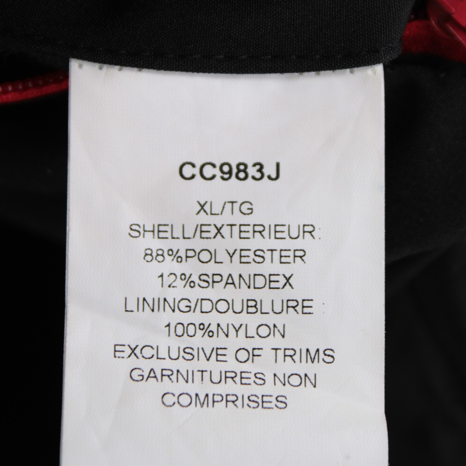 Cardinal of Canada NWD Polyester Blend Down Coat Size XL US In Solid Black