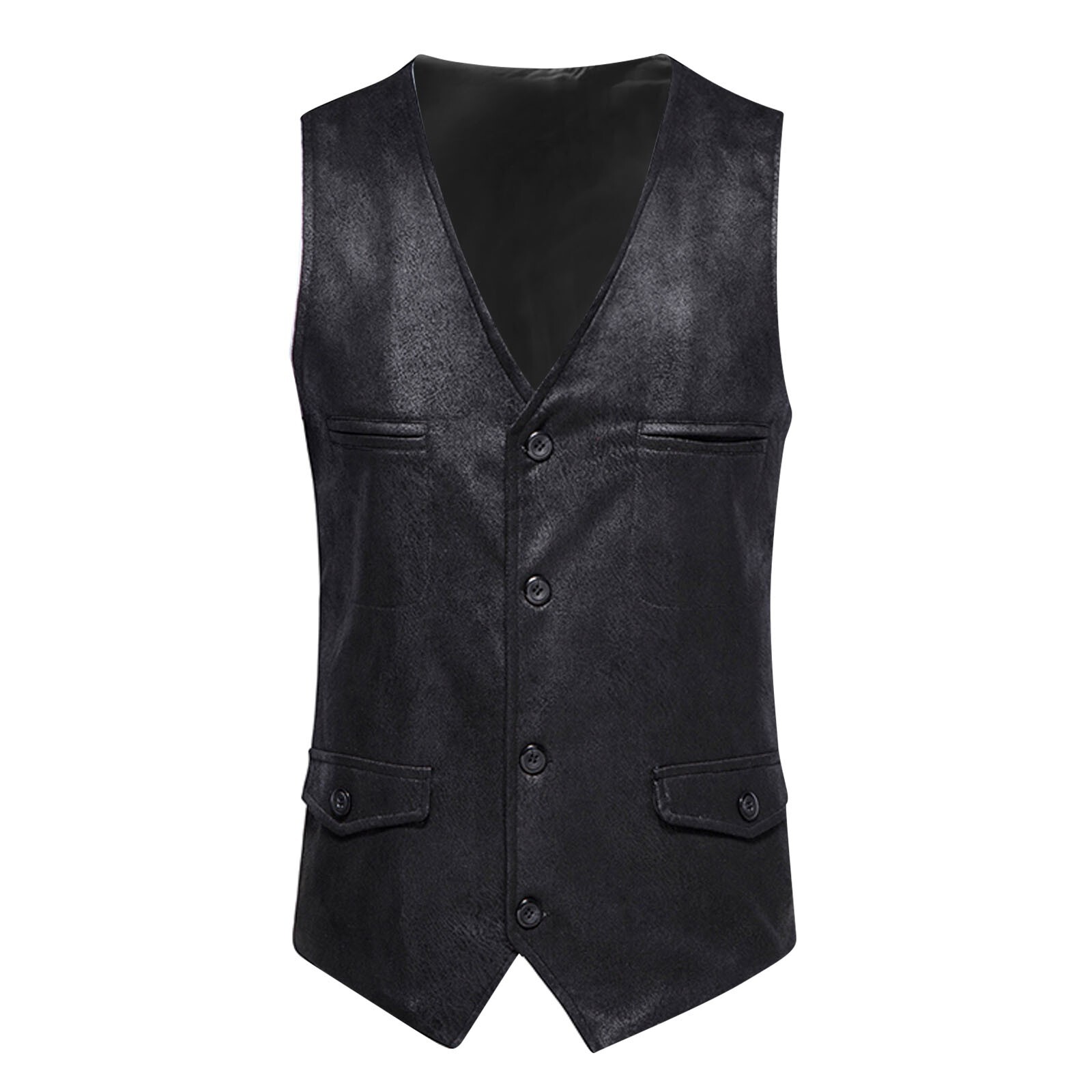 Men’s Fashion Solid Single Breasted Formal Smart Casual Suit Waistcoat Vest New