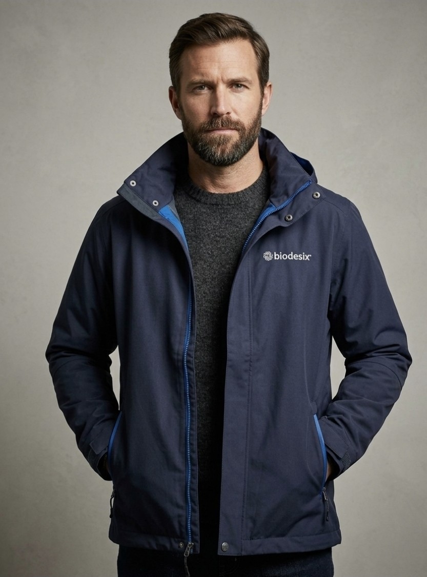 Storm Creek Jacket Men Large Commuter Executive All-Season Blue NWOT Has Logo