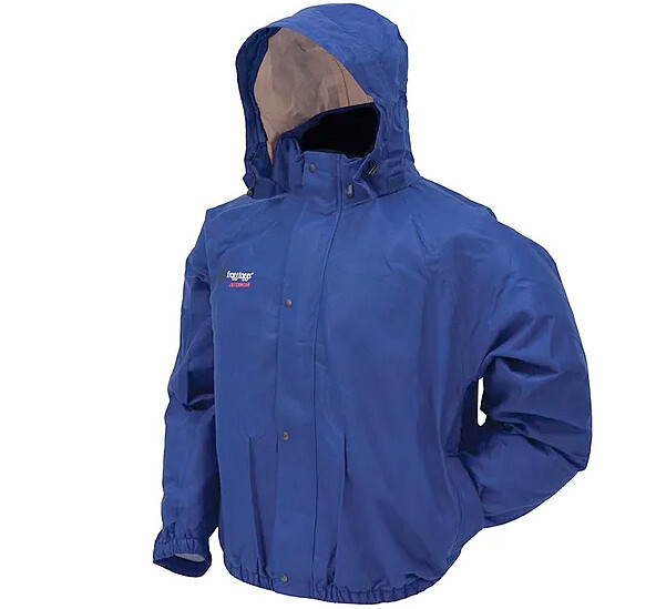 Frogg Toggs Signature Bull Frogg Rain Jacket Coat Navy Size: 2XL PS63172-02XX