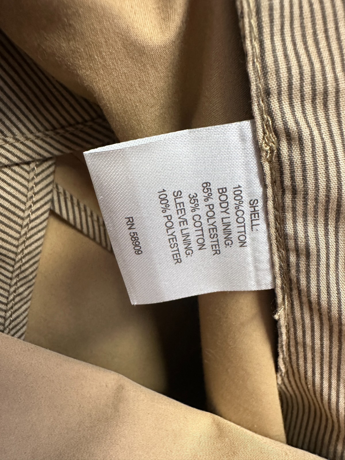 Cremieux Blazer Mens L Beige Tan 2 Button Cotton Jacket Business Casual Pockets