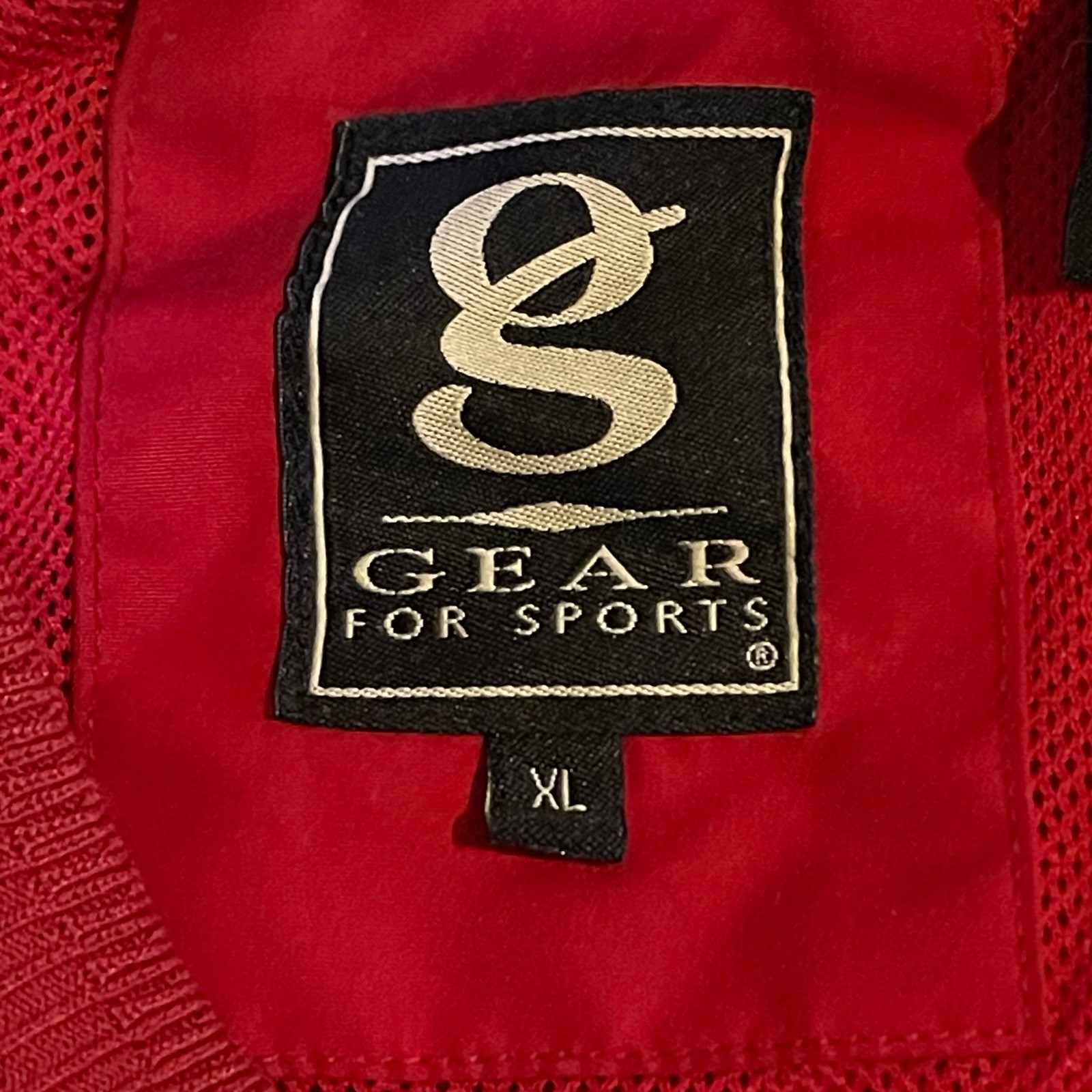 Vintage 2003 Gear For Sports Jacket Mens XL Red NCAA College World Series Y2K