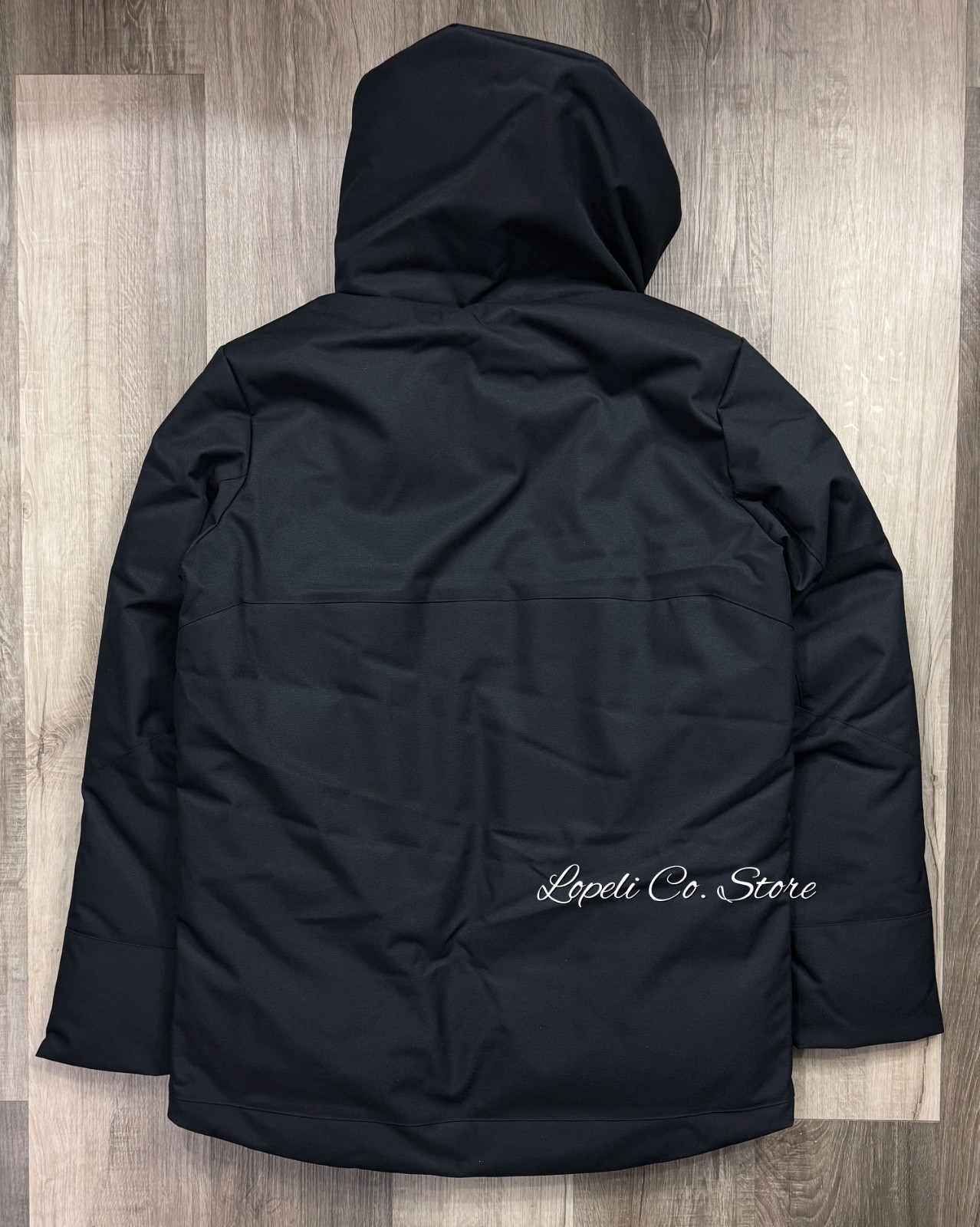 Nike 550 Black Parka Jacket Down Filled Storm Fit Hooded DJ6526-010 Medium