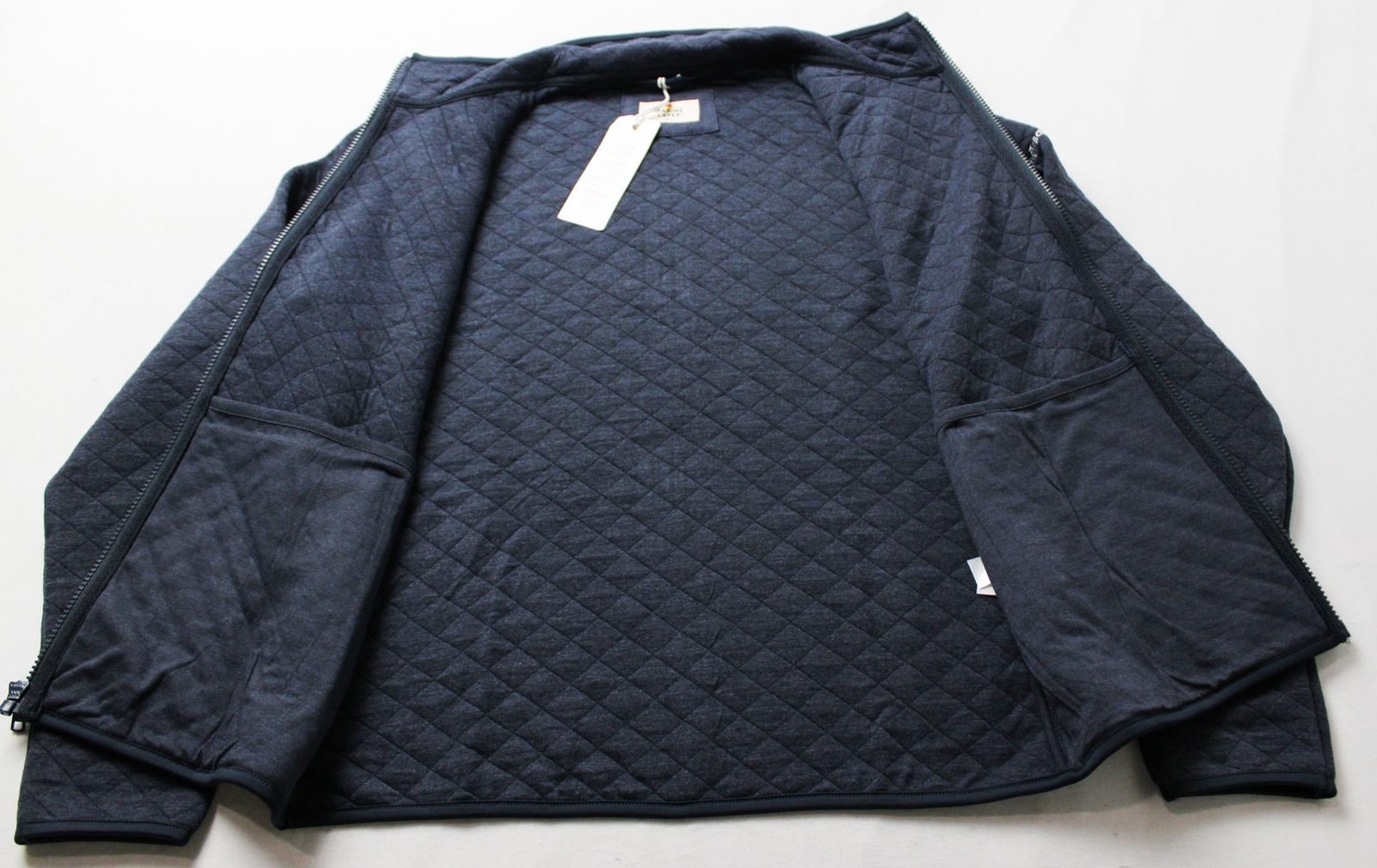 Marine Layer Men’s L/S Embroidered Corbet Full Zip Jacket AR8 Navy Small