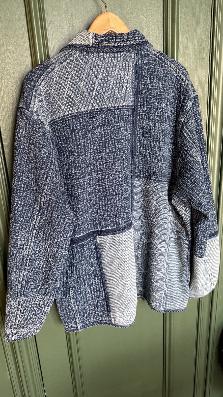 PORTER CLASSIC KENDO SASHIKO FRENCH JACKET HYBRID Sz Large US SELLER NWT