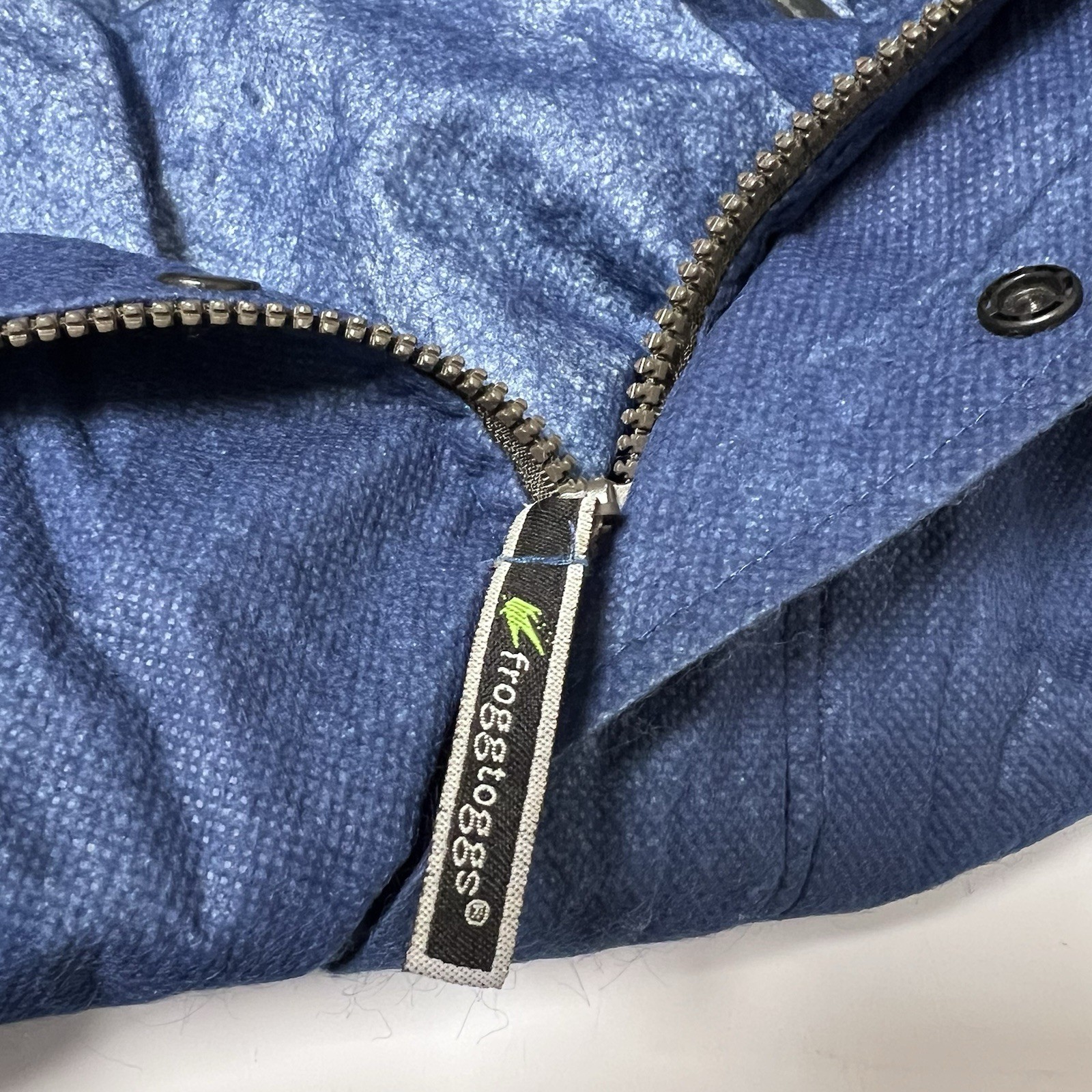 Frogg Toggs Waterproof Jacket 100% Polypropylene Blue Size Medium