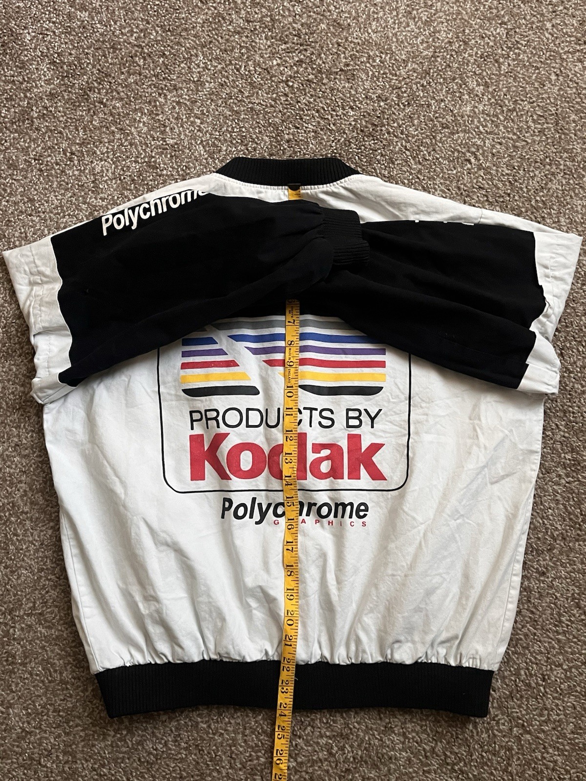 Vintage 80s 90s Kodak Polychrome Bomber Jacket Yikewei Picture Friendly Size L