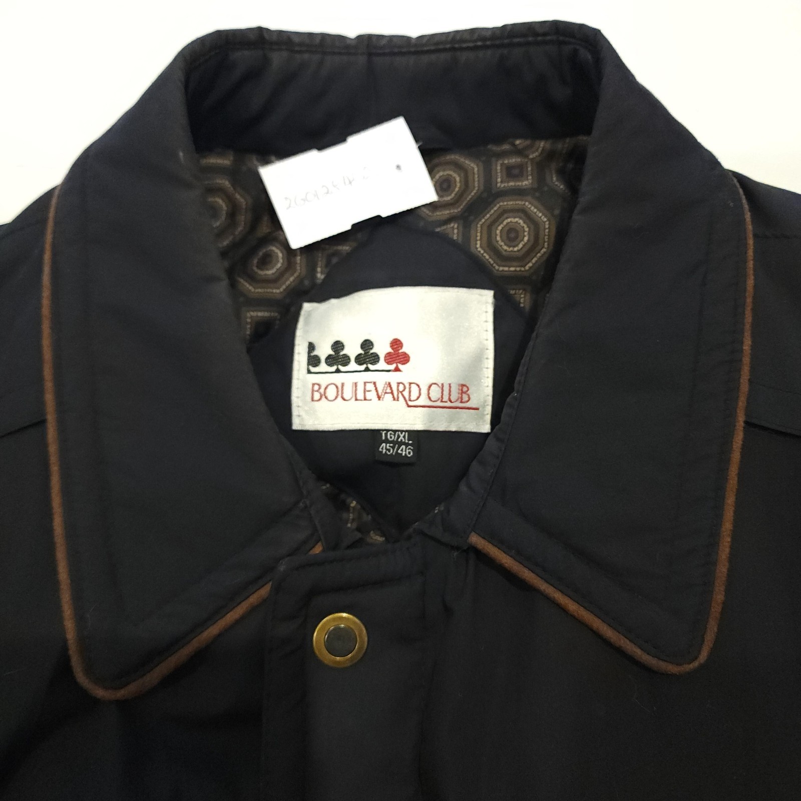 Boulevard Club XL Belted Padded Winter Overcat Full Length Charcoal Gray VTG
