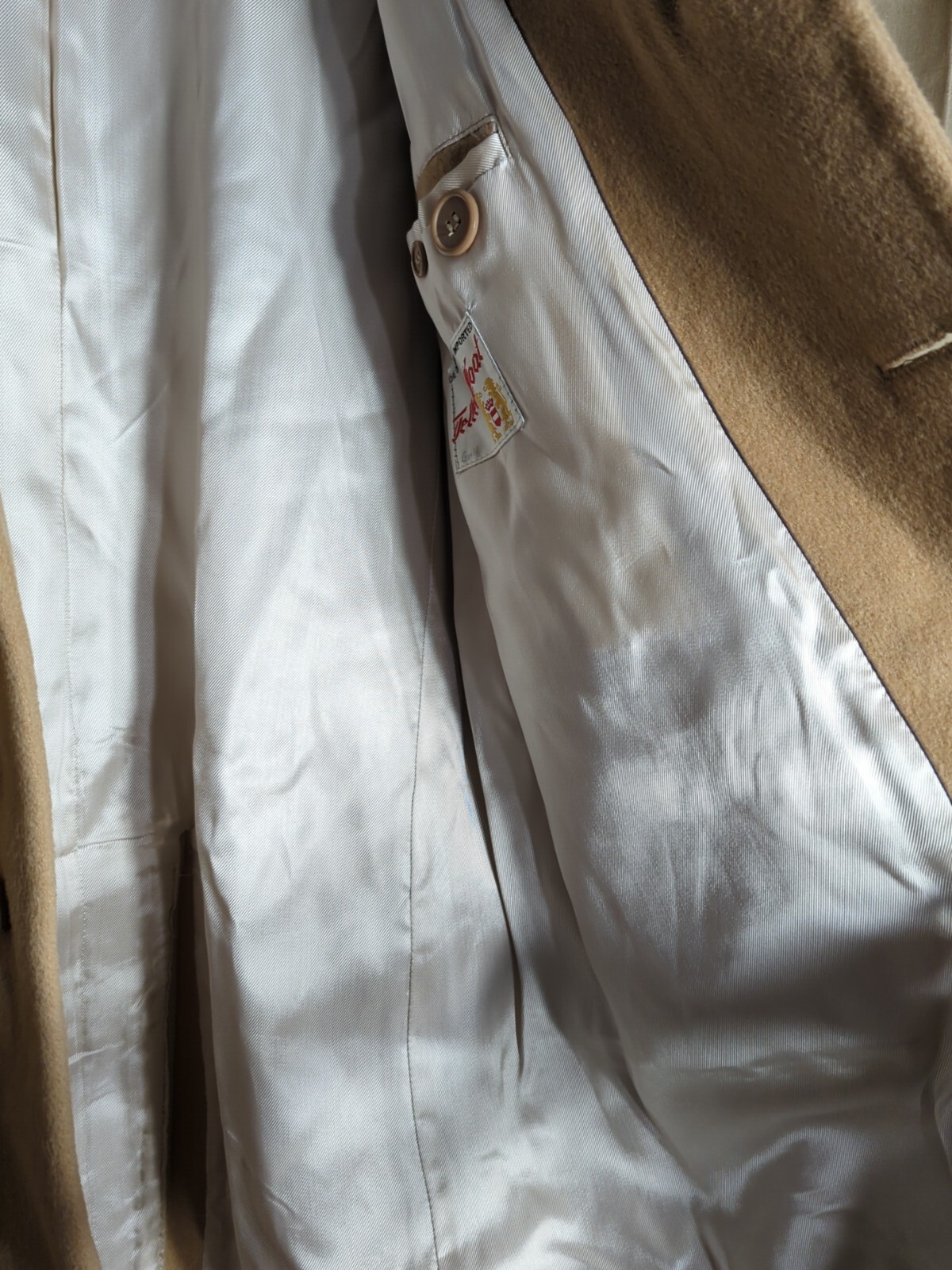 Vintage Teller Made In Slovakia Dry Clean Only Trenchcoat 22″ Bust