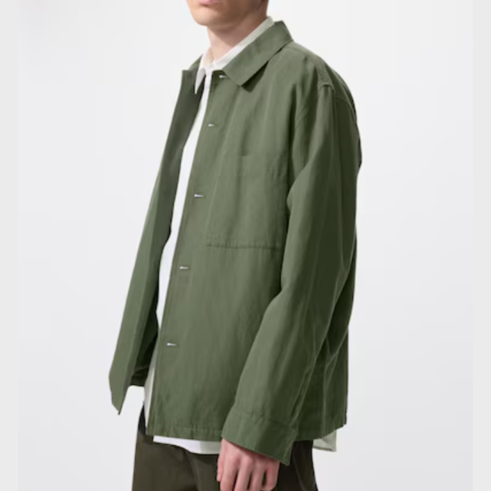 UNIQLO Cotton Linen Shirt Jacket 4 Colors XS~4XL Men Unisex New Japan