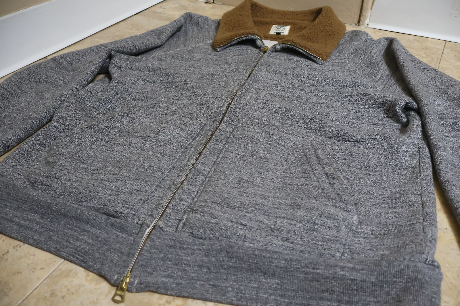 Jackman | GG Sweat Boa Collar Jacket – XL