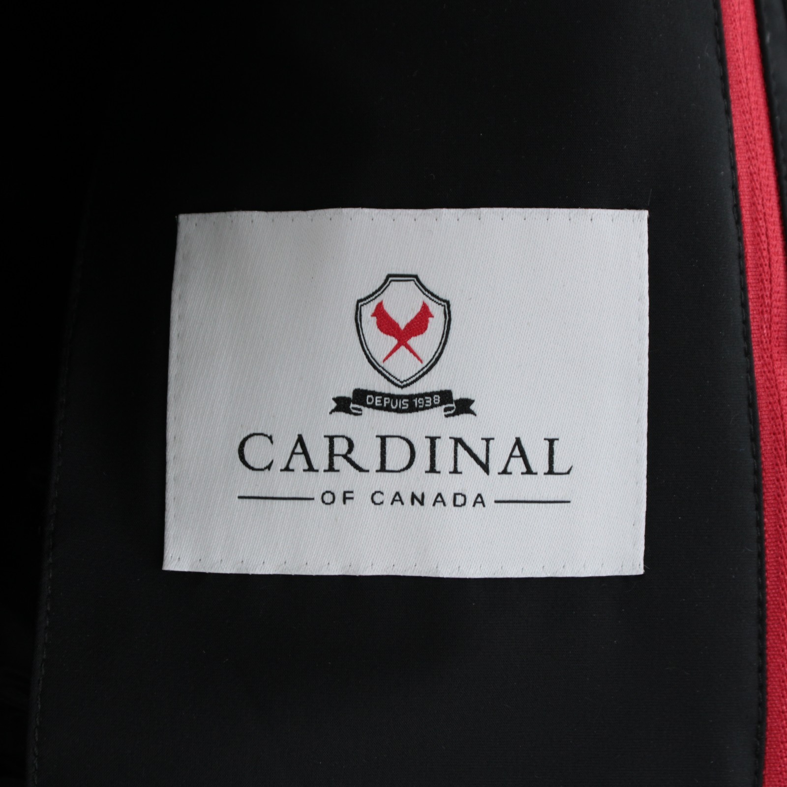 Cardinal of Canada NWD Nylon Blend Hooded Jacket Size Large US In Solid Black