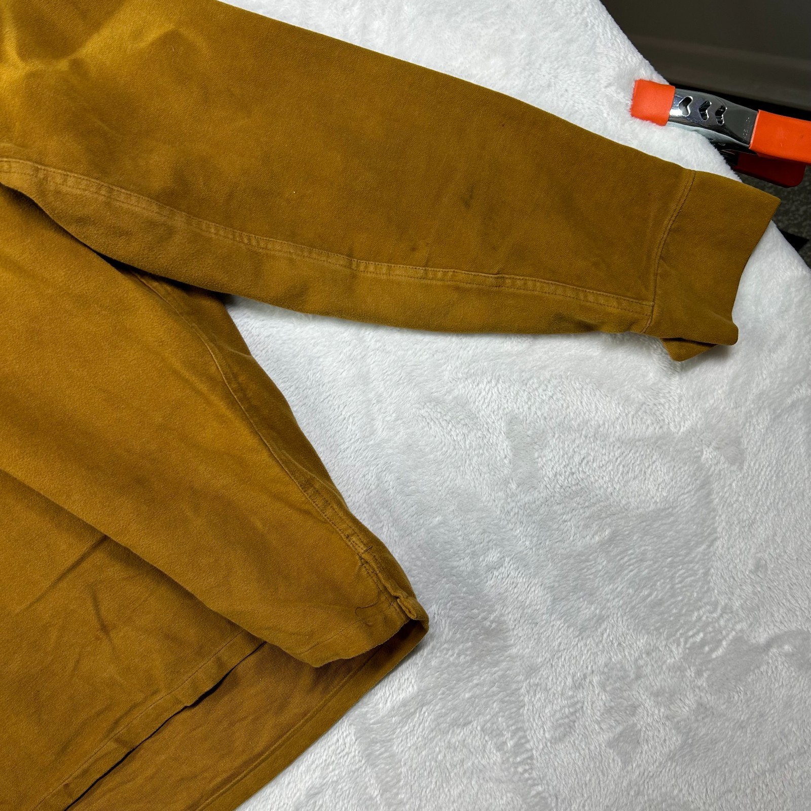 VTG Campus Rawhide Lacer Shirt Jacket Men Brown Lace Up Western USA Made – Small