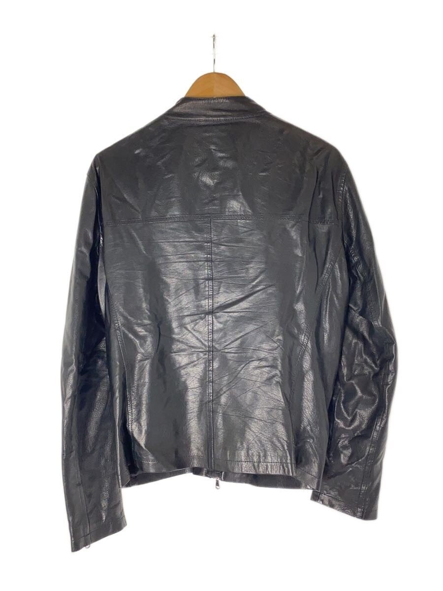 Emmeti Single Riders Jacket/50/Sheep Leather/Blk/Plain/Clint Nappa Manga Nero 38