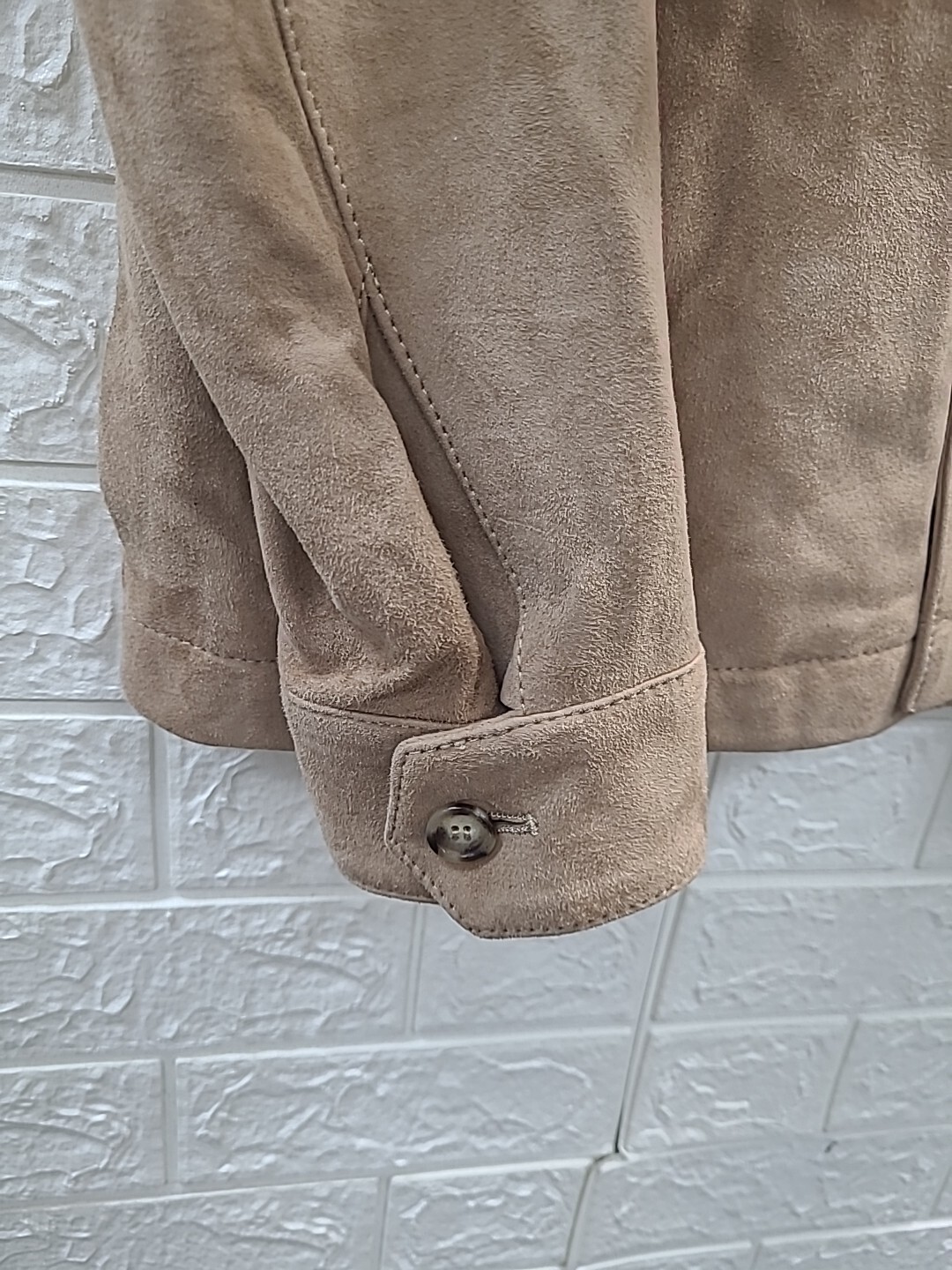 New Valstar Suede Overshirt Jacket Light Sand Size 52/185