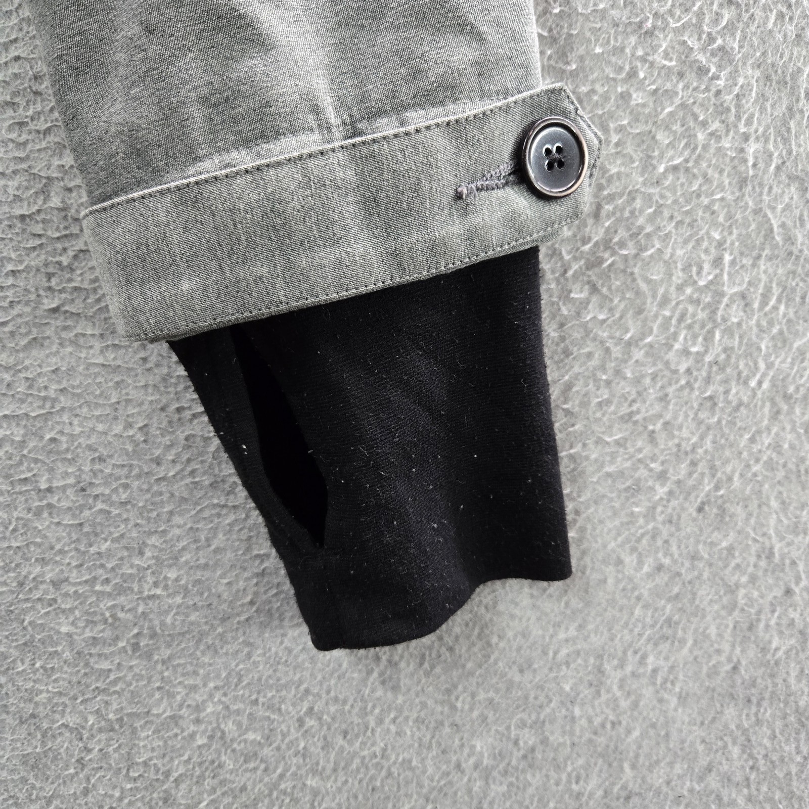 Betabrand Men Jacket S Gray Commuter Outdoor Activewear Button Zipper Hooded