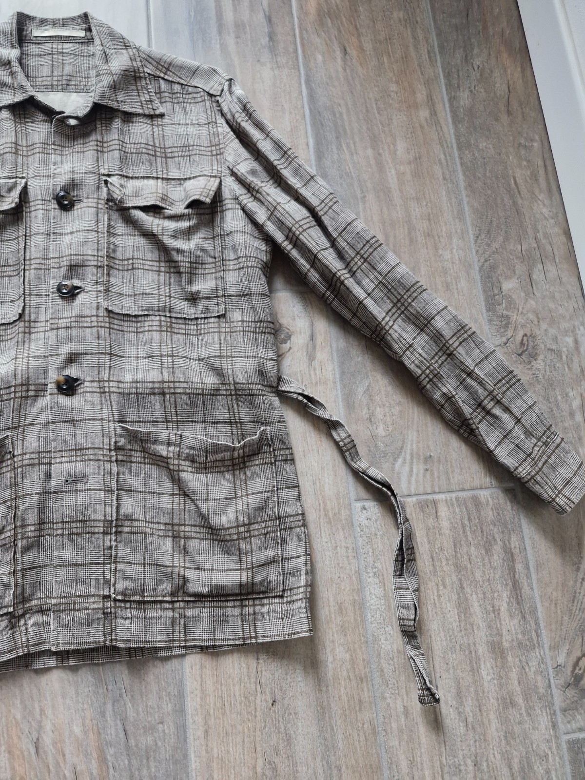 FIELD JACKET BRIDLE SIZE 50 100% LINEN