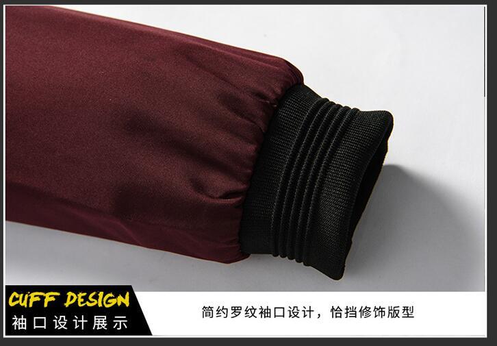 New Spring/ Fall Men’s Zipper Jacket Casual Round Neck Coat Side Pocket Outwear