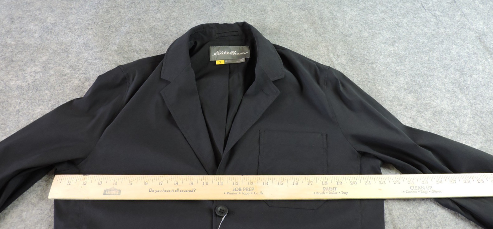 Eddie Bauer Travex Mens 40 Voyager 3 in 1 Black Blazer Single Vent Jacket NEW