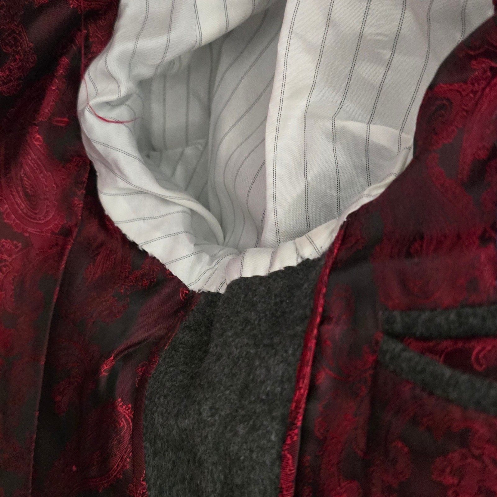 Bespoke Cashmere Flannel Overcoat 40S Working Cuff Hand Tailored Astor & Black