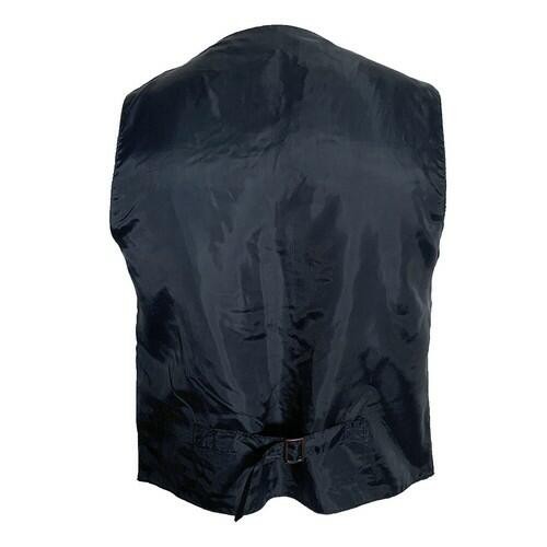 Men’s Suede Vest Soft Casual 4 Snap Closure Western Front Sleeveless Pockets Top