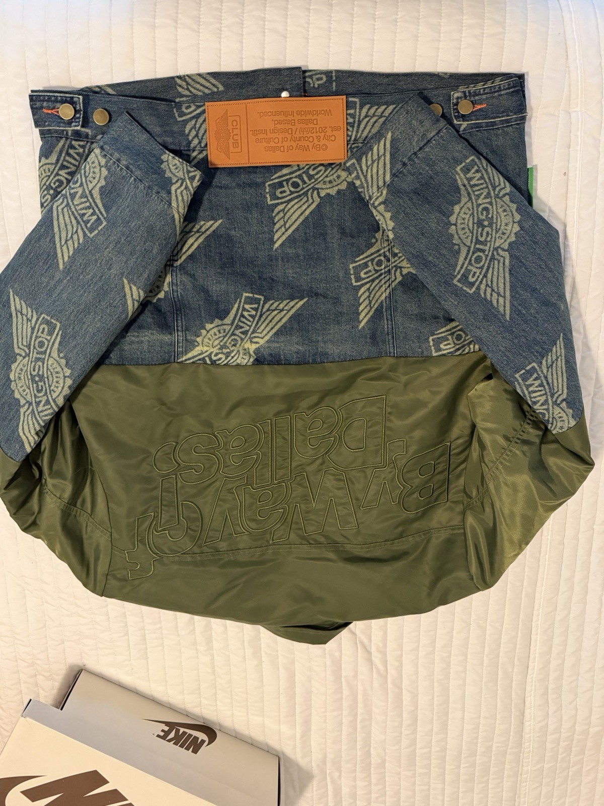 Wingstop x By Way of Dallas Jacket (148/150) Size XL, Hance Taplin signed