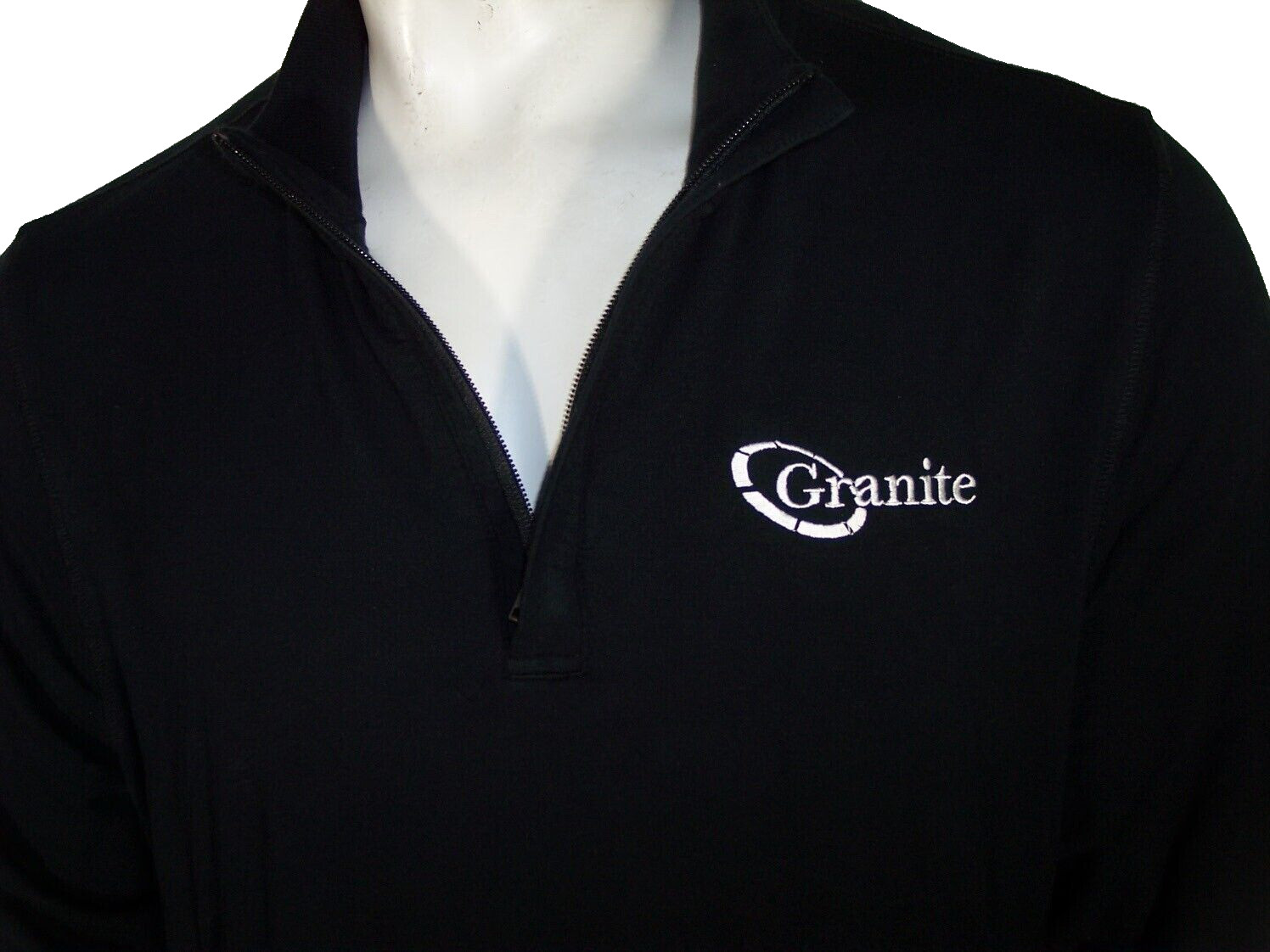Travis Mathew Newport XL Black Fleece Rayon/Spandex 1/4-Zip Pullover Jacket