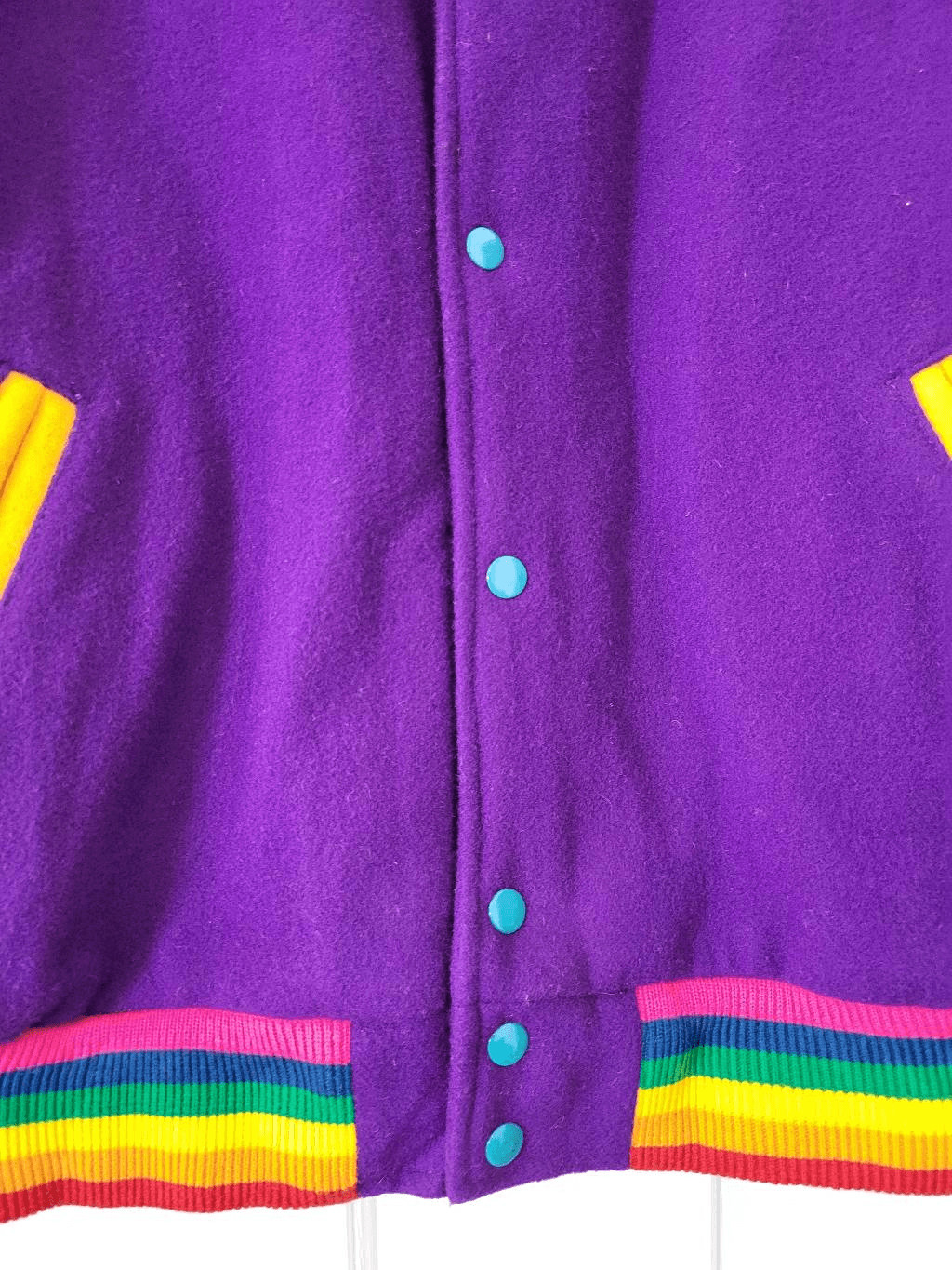 Stewart & Strauss custom Varsity Wool Jacket L
