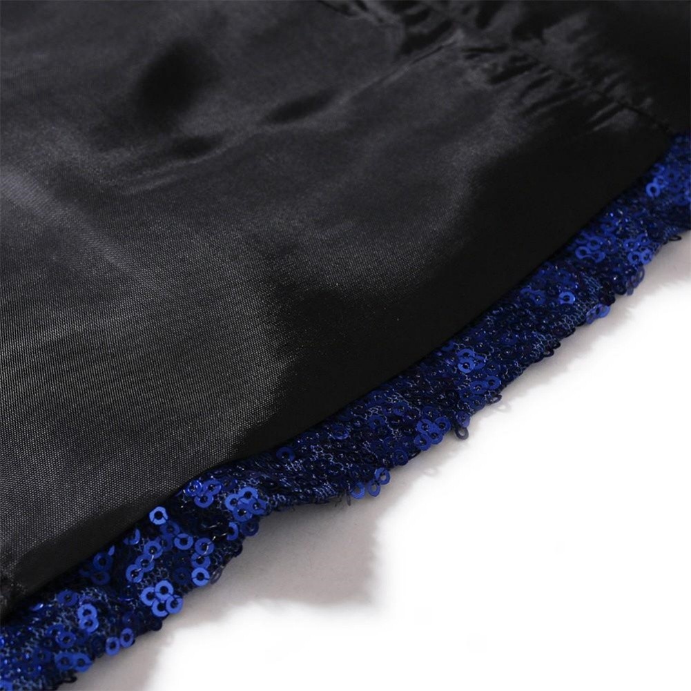 Mens Glitter Blazer Jacket Party Suit Coat Nightclub Tuxedo Style Gentleman