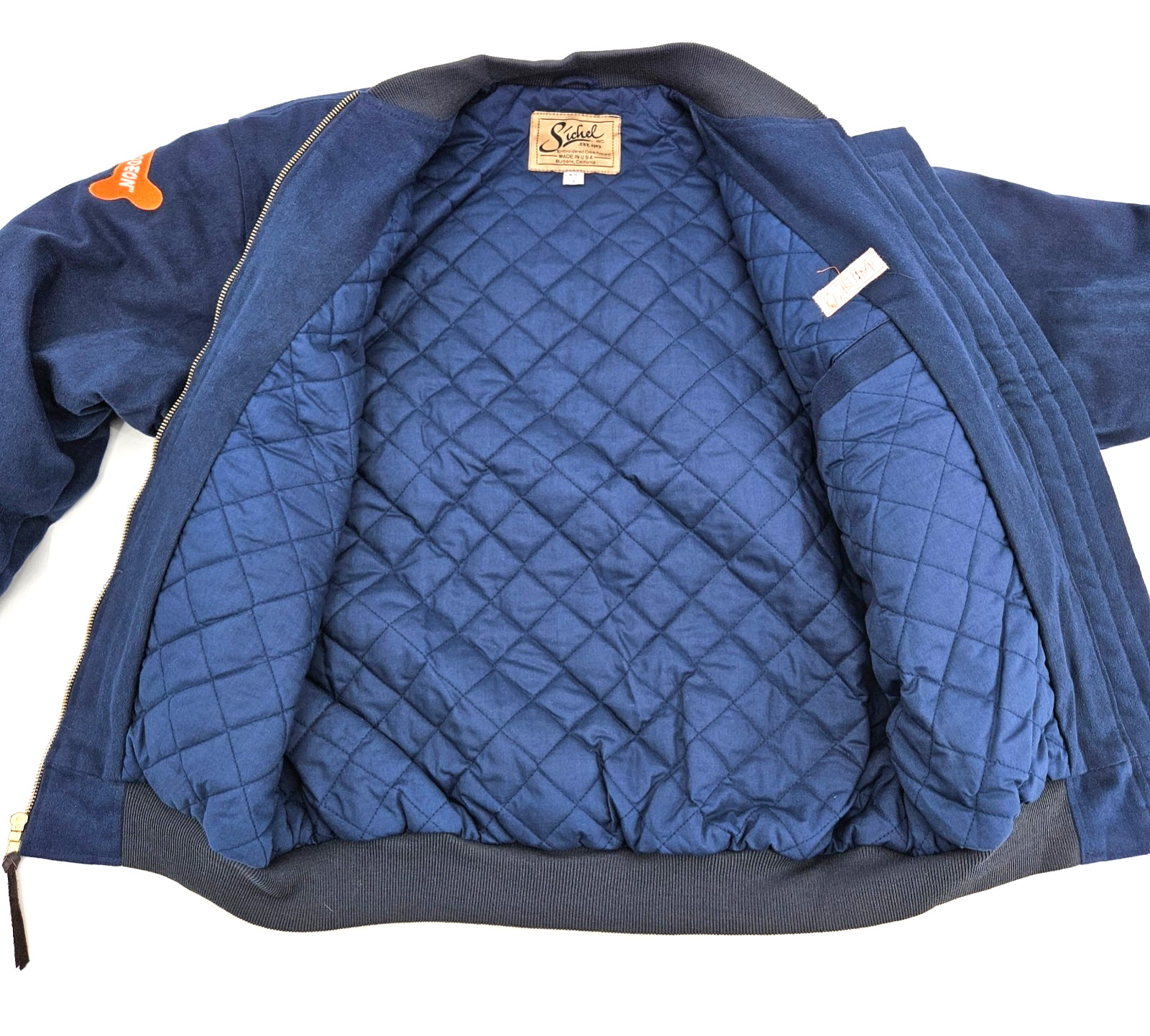 Vintage Sichel Nickelodeon «MURO» Cast Crew Only Navy Blue Bomber Jacket X-Small