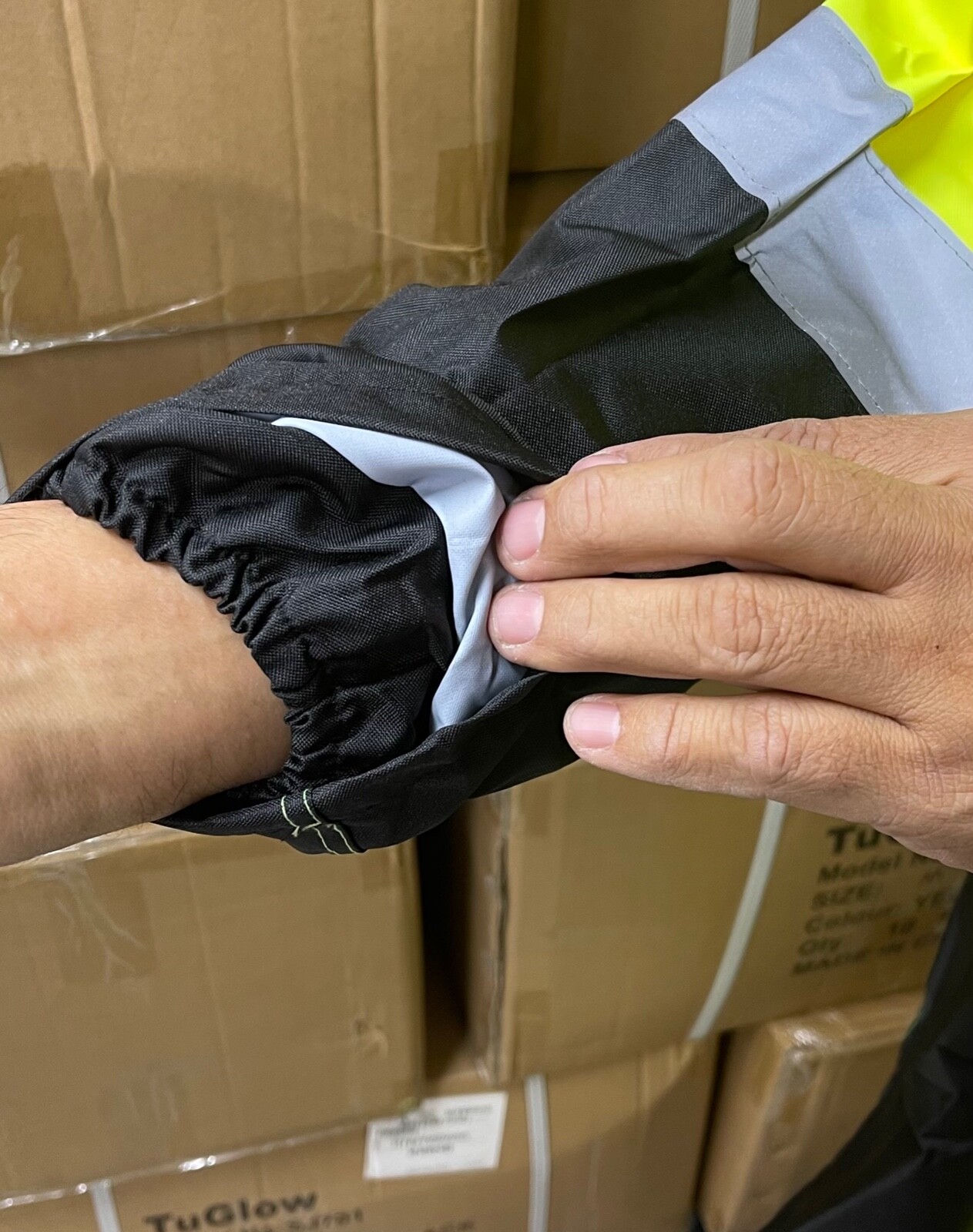 Yellow High Visibility Safety Rain-suit/ Jacket and Pants Set