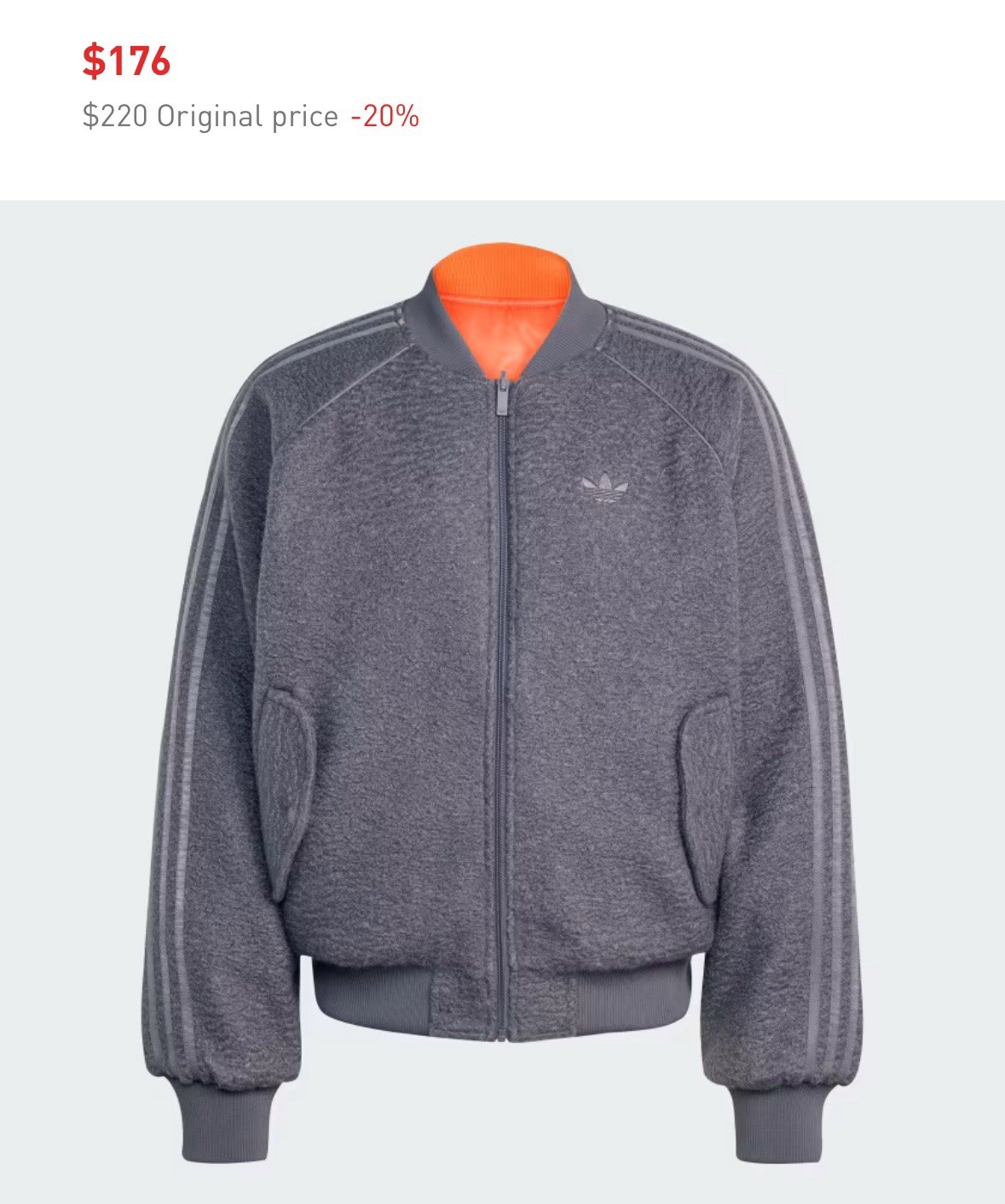 adidas Superstar Originals Shoebox Reversible Bomber Jacket AJ6993 XL