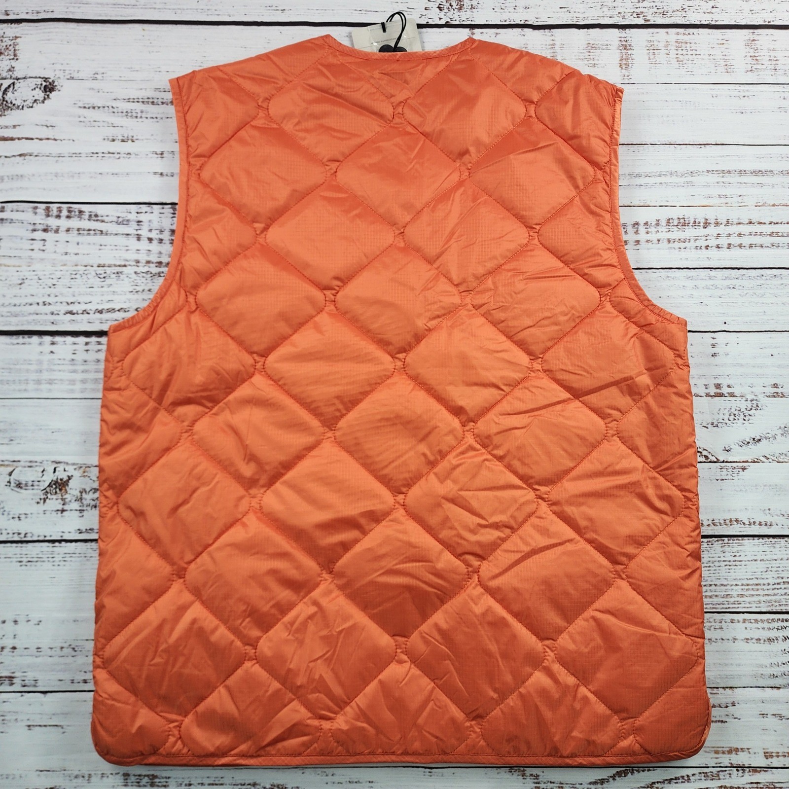Carhartt WIP Vault Vest Liner Men’s XXL Jaffa Orange Quilted Nylon NWT