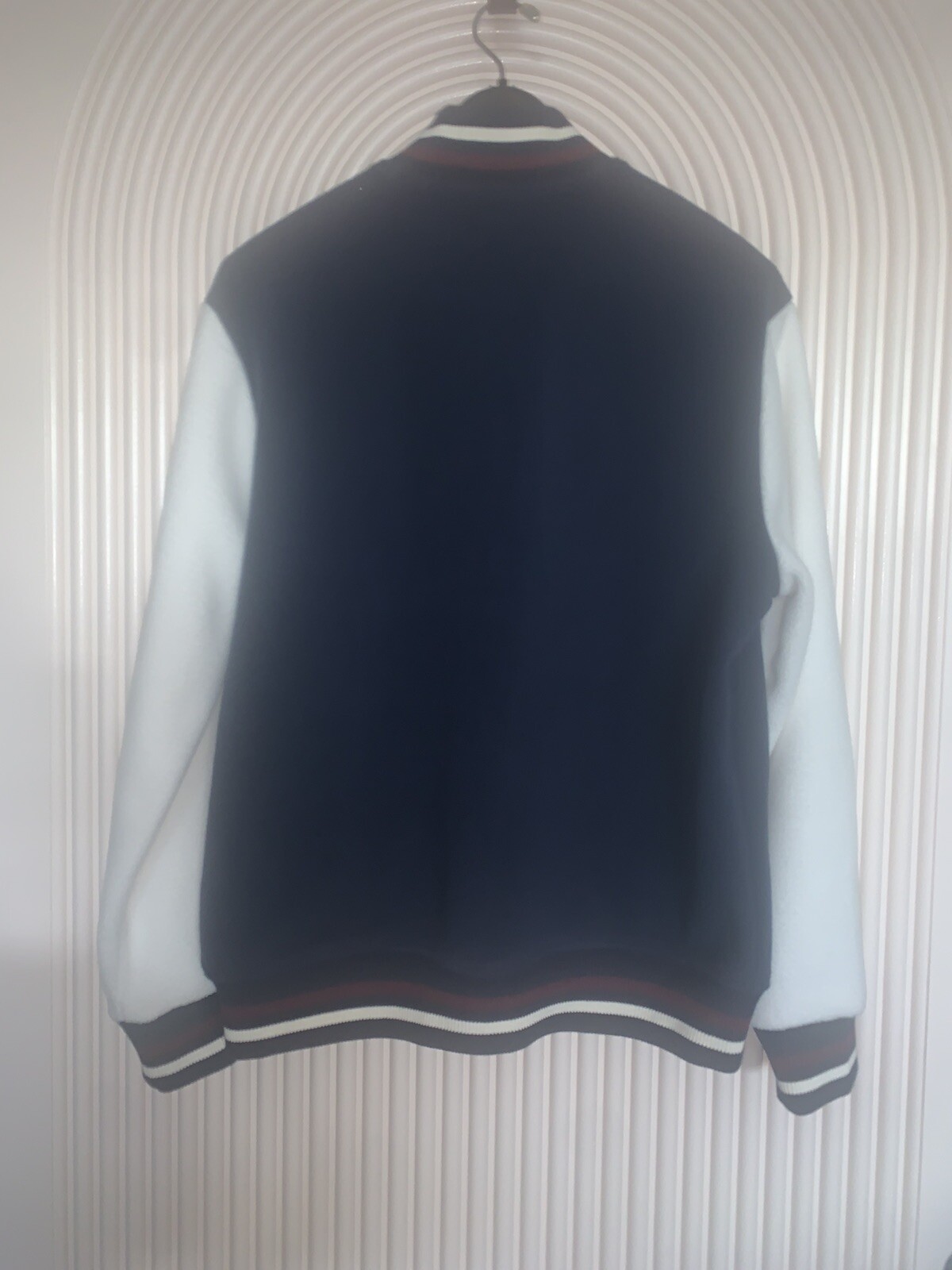 Polo Sport Ralph Lauren Sherpa Fleece Varsity Bomber Jacket Size Large US SELLER