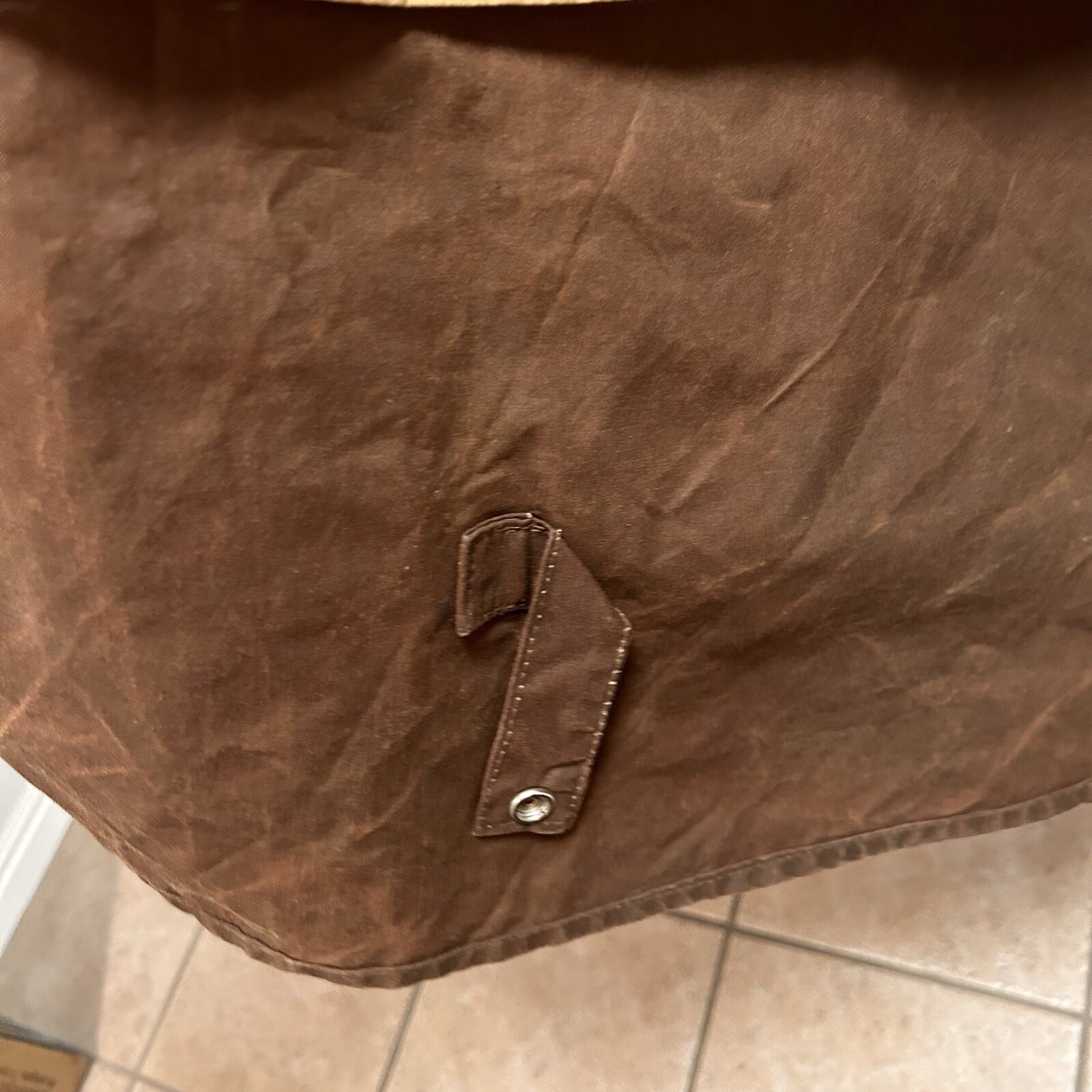 Claybourn Australia Brisbane Old Oilskin Riding Coat Cotton Lining Size 5 105CM
