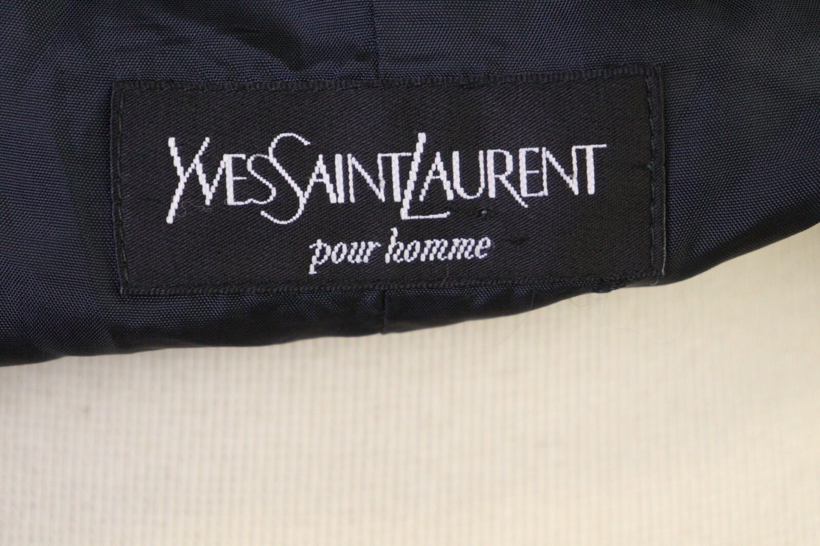 YES SAINT LAURENT Black Pure Wool Sleeveless Button Waistcoat Gilet Vest