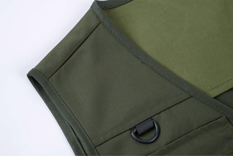 Men’s Fishing Vest Work Safari Travel Photo Cargo 10 Pockets Waistcoat Jacket