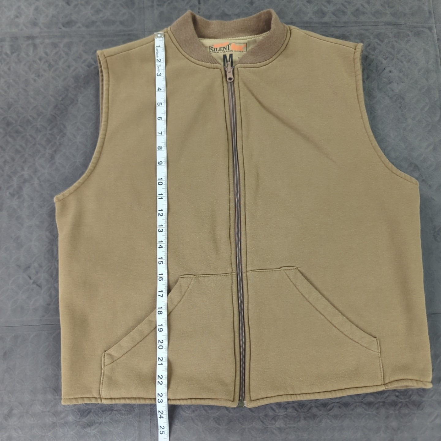 RedHead Silent Hide All Season Jacket Vest Full Zip Pocket Sleeveless Men Medium