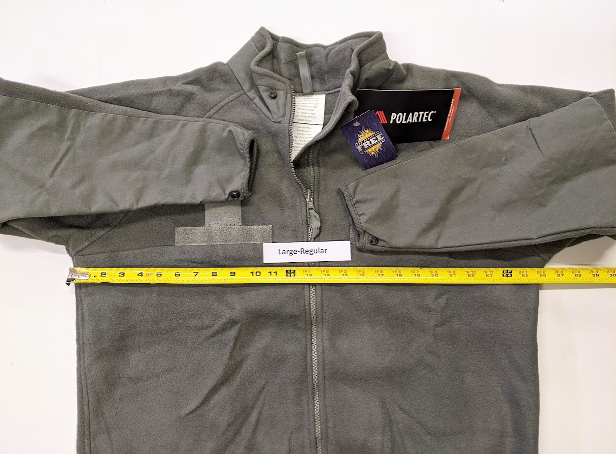 U.S. MILITARY PARKA LINER POLARTEC FLEECEJACKET FLAME-RESISTANT Large-L/R/S