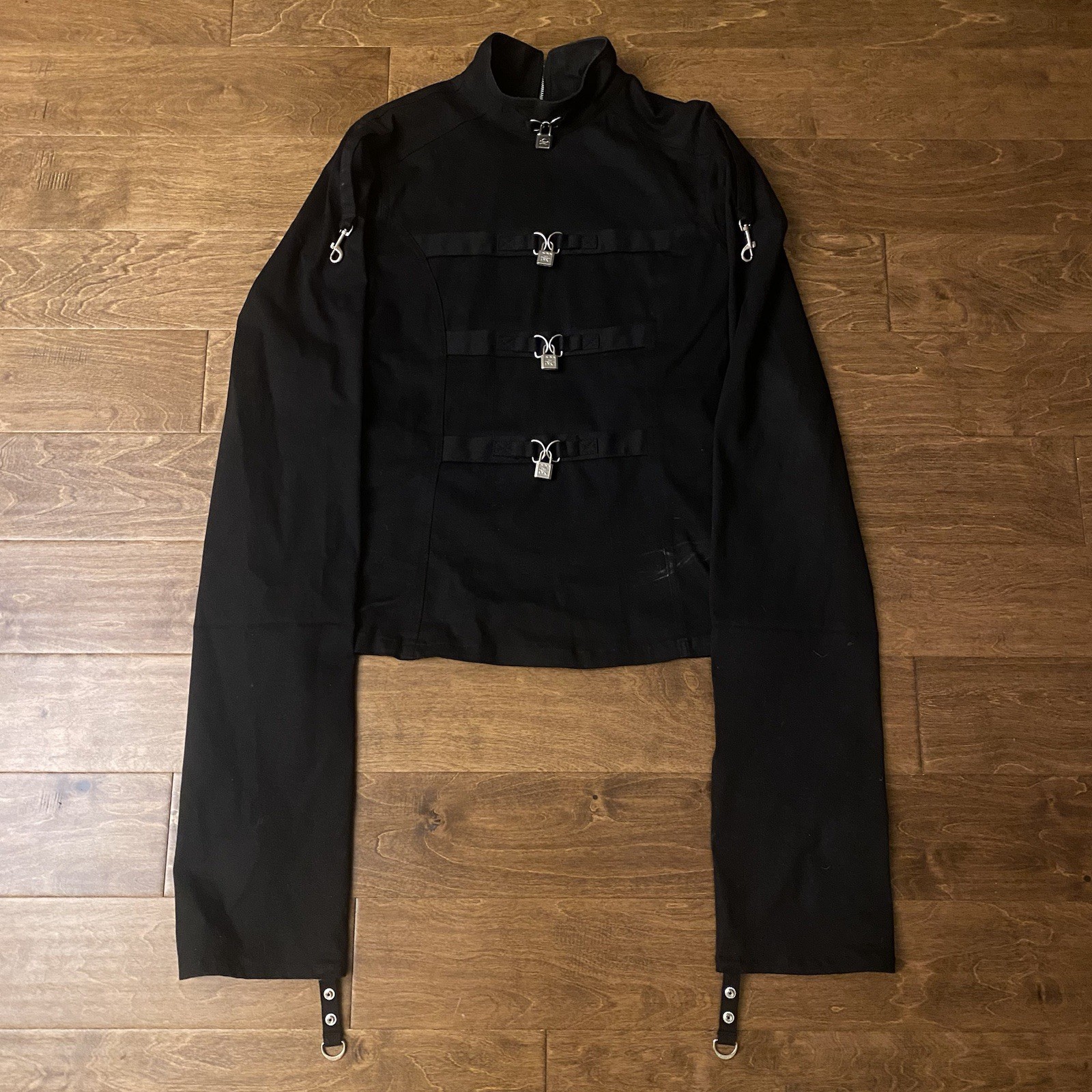 Tripp NYC Black Bondage Straight Jacket M