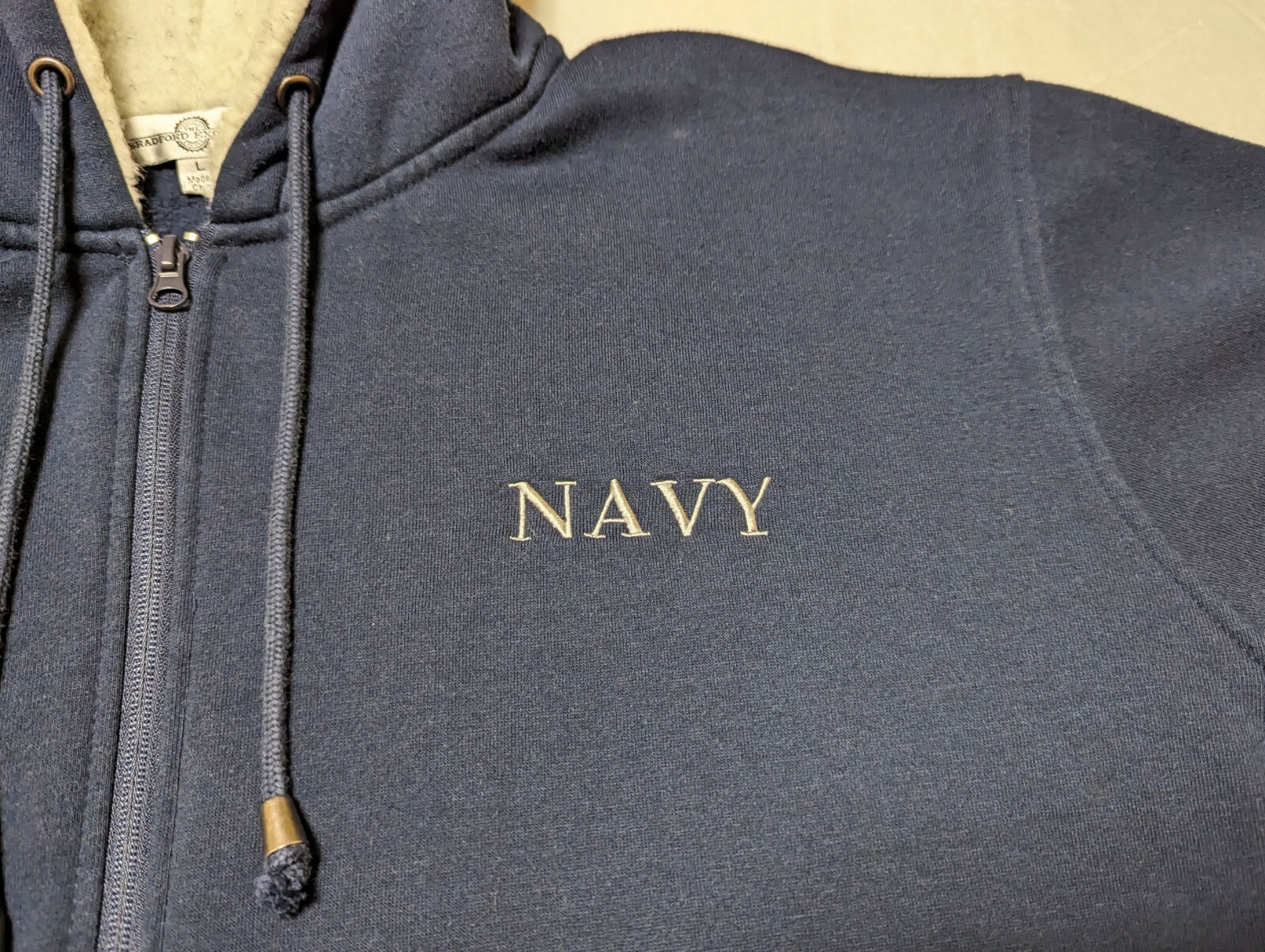 The Bradford Exchange United States US Navy Men’s Size Large Blue Hooded Jacket