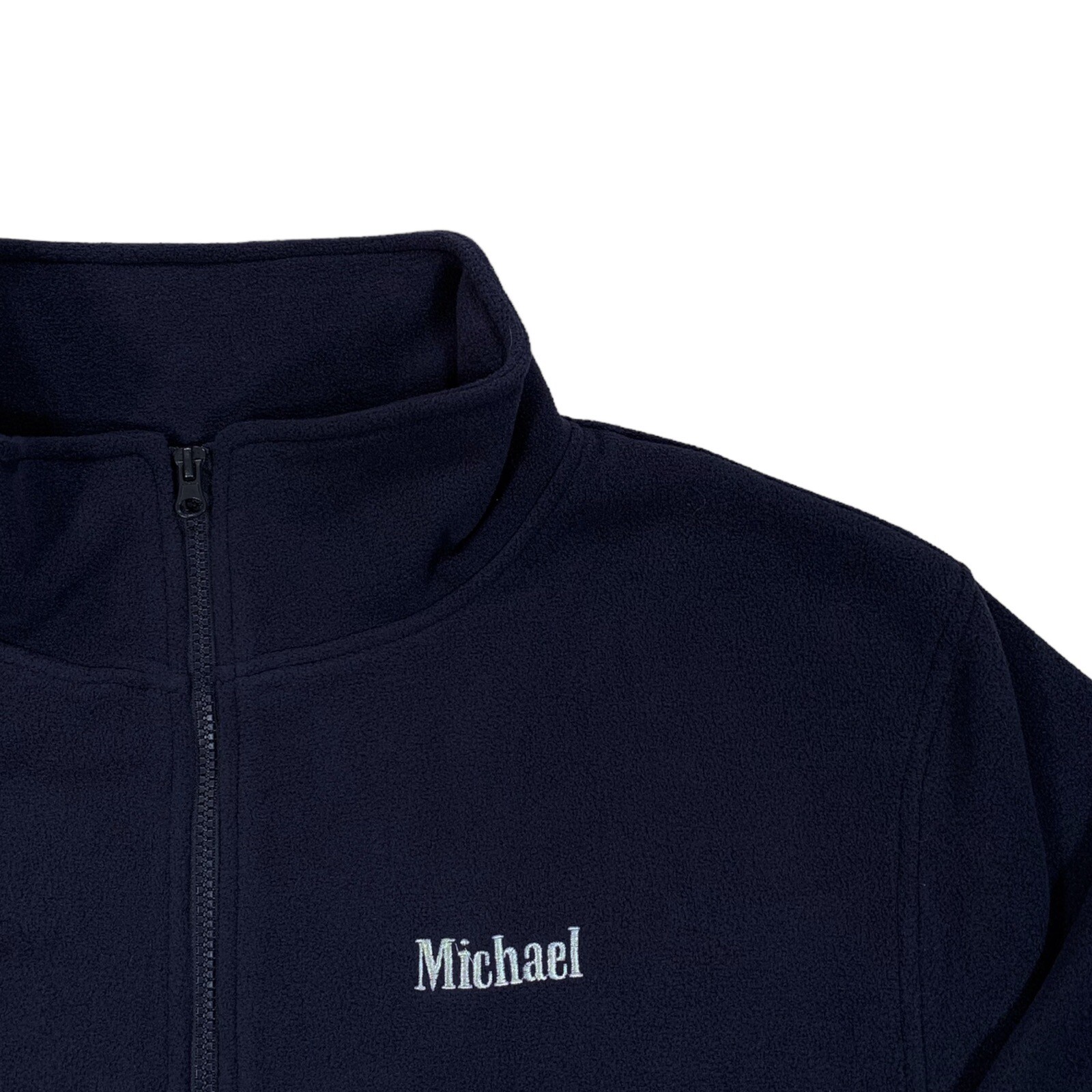 Custom Seventh Ave Personalized Embroidered Michael Zip Up Fleece Jacket Size XL