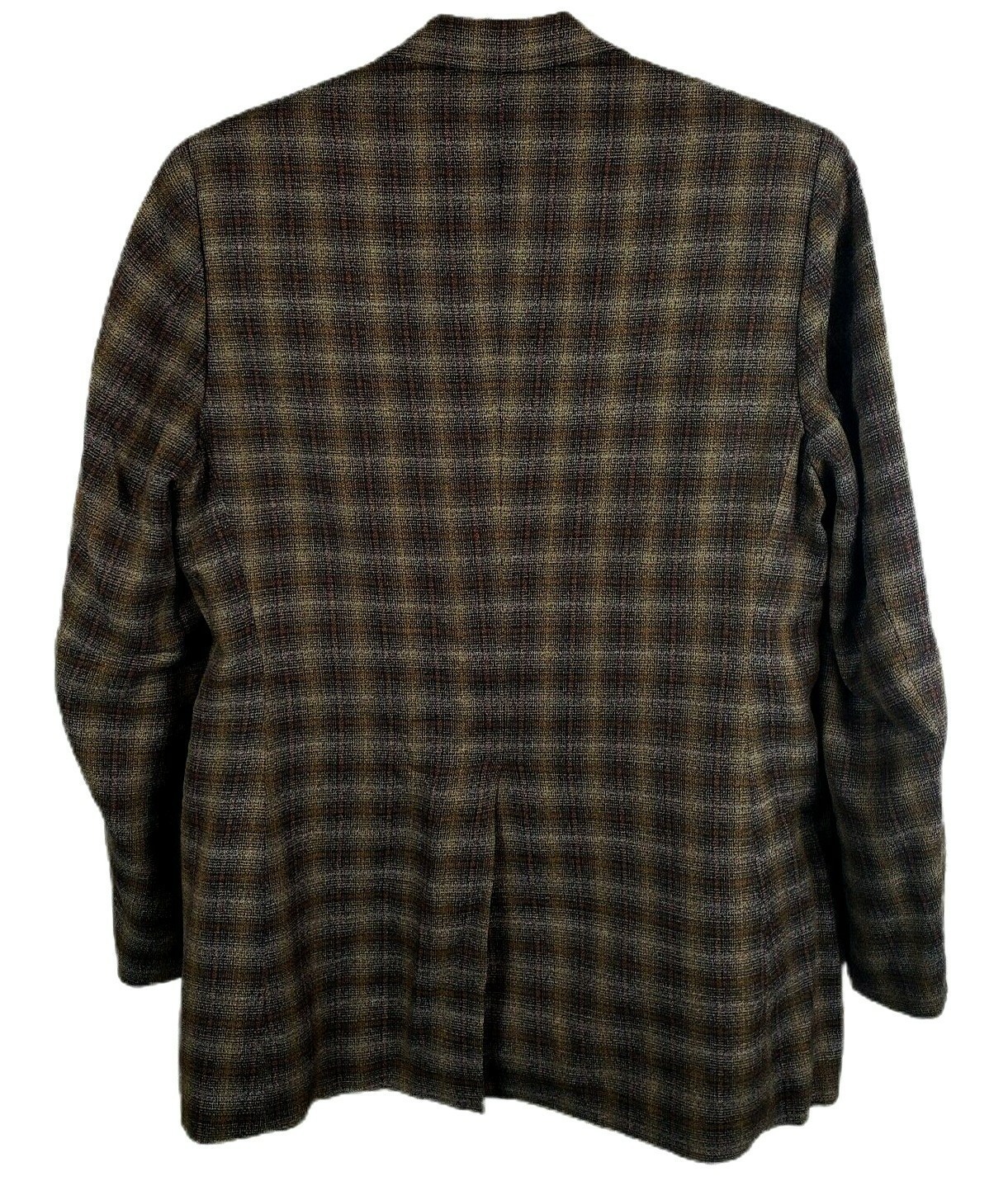 Vintage Custom Made Monita of Hong Kong Men’s Tan Brown Double Button Blazer