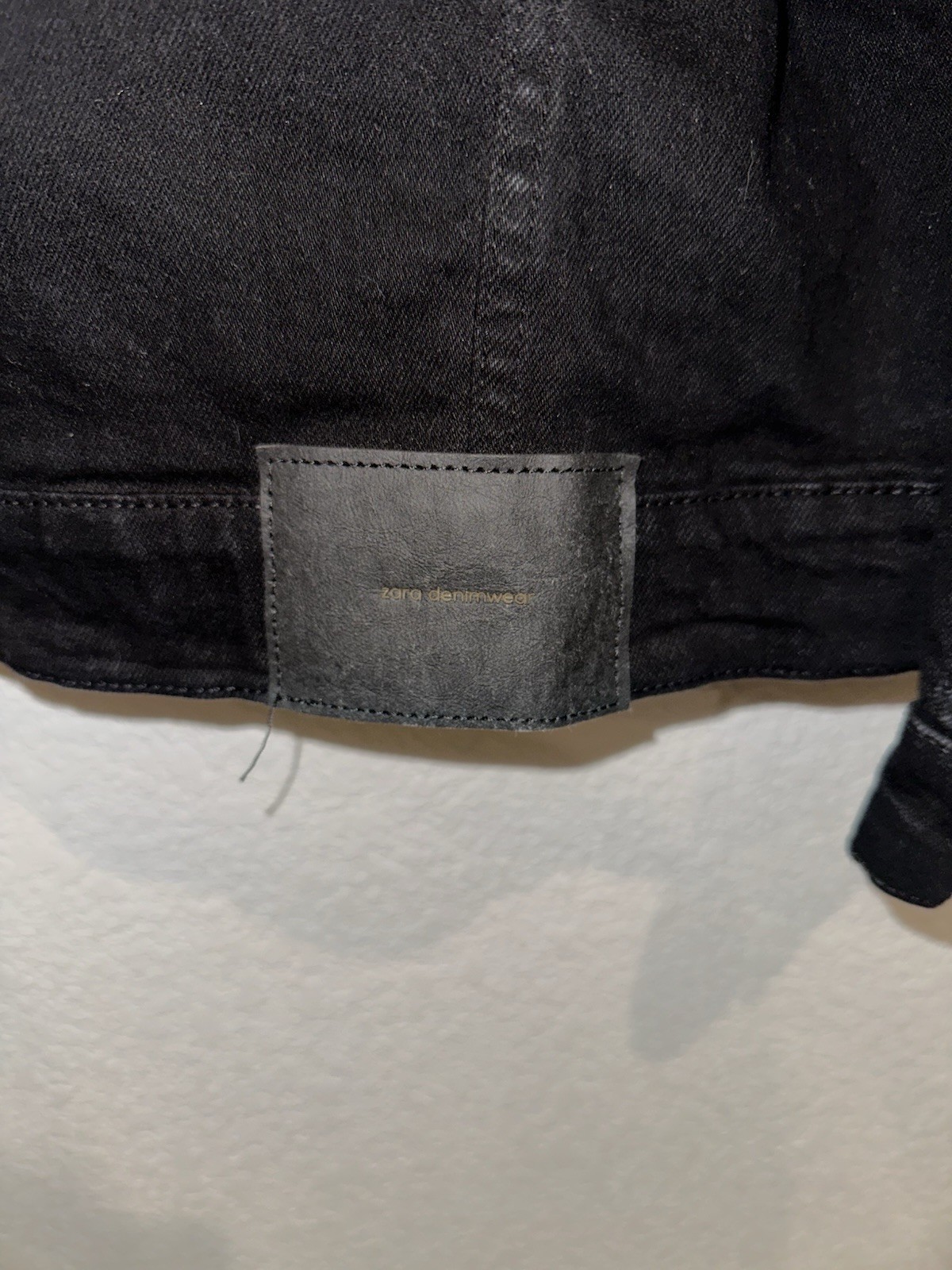 BRAND NEW UNWORN Zara Men’s Black Denim Jacket XL