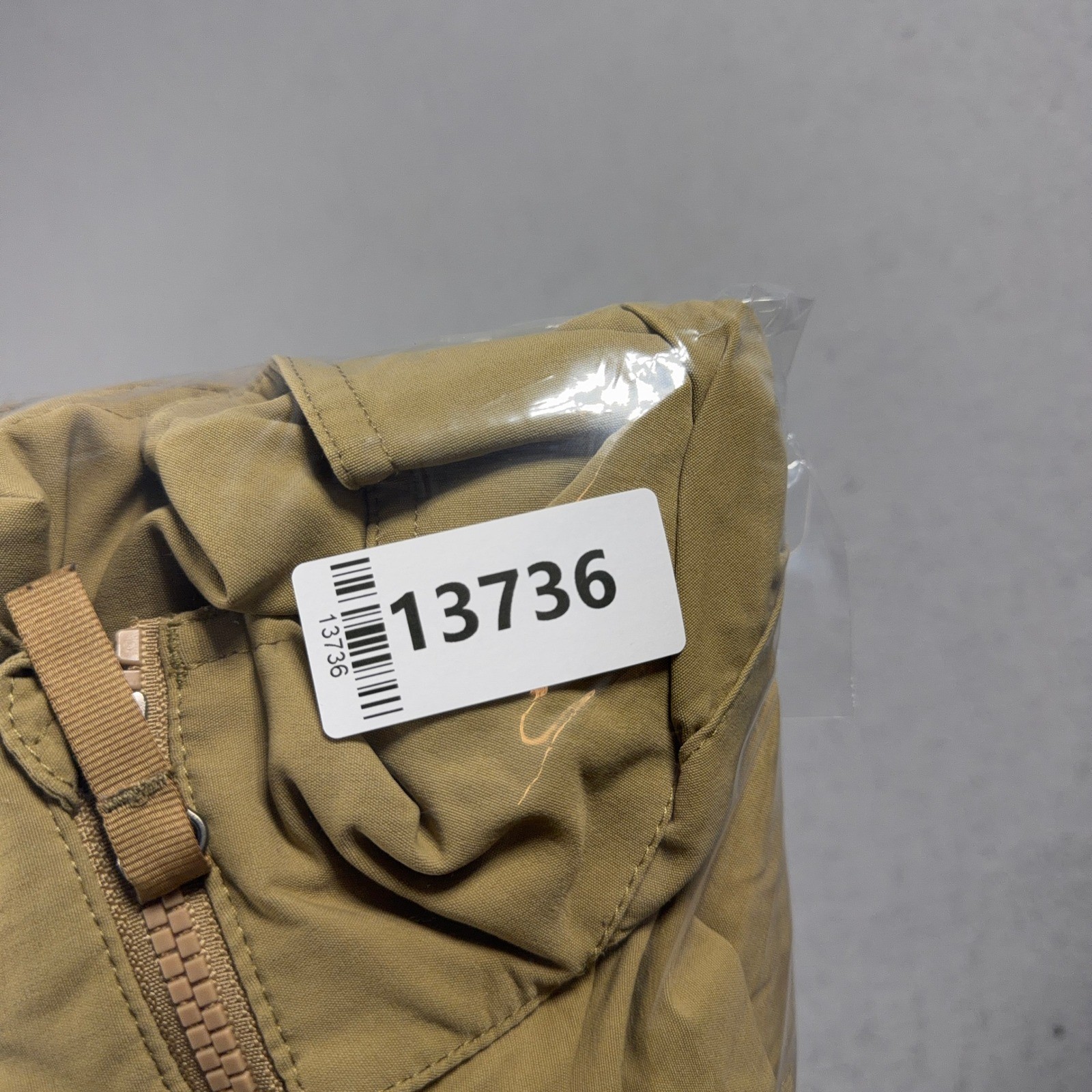 Eddie Bauer N2 Travex Jacket Men Small Tan Nylon Spandex Hooded Utility Safari