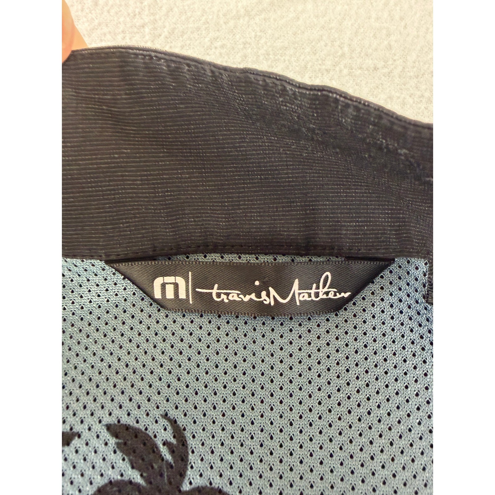 TravisMathew Jacket Mens XXL Full Zip Lightweight Windbreaker Stretch Black Golf