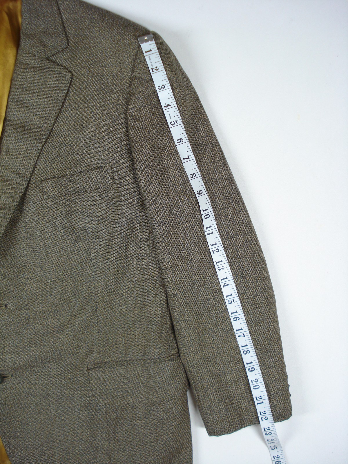 Vintage Reid & Taylor Jacket Men UK 44 Made in Scotland Tweed Worsted Blazer VGC