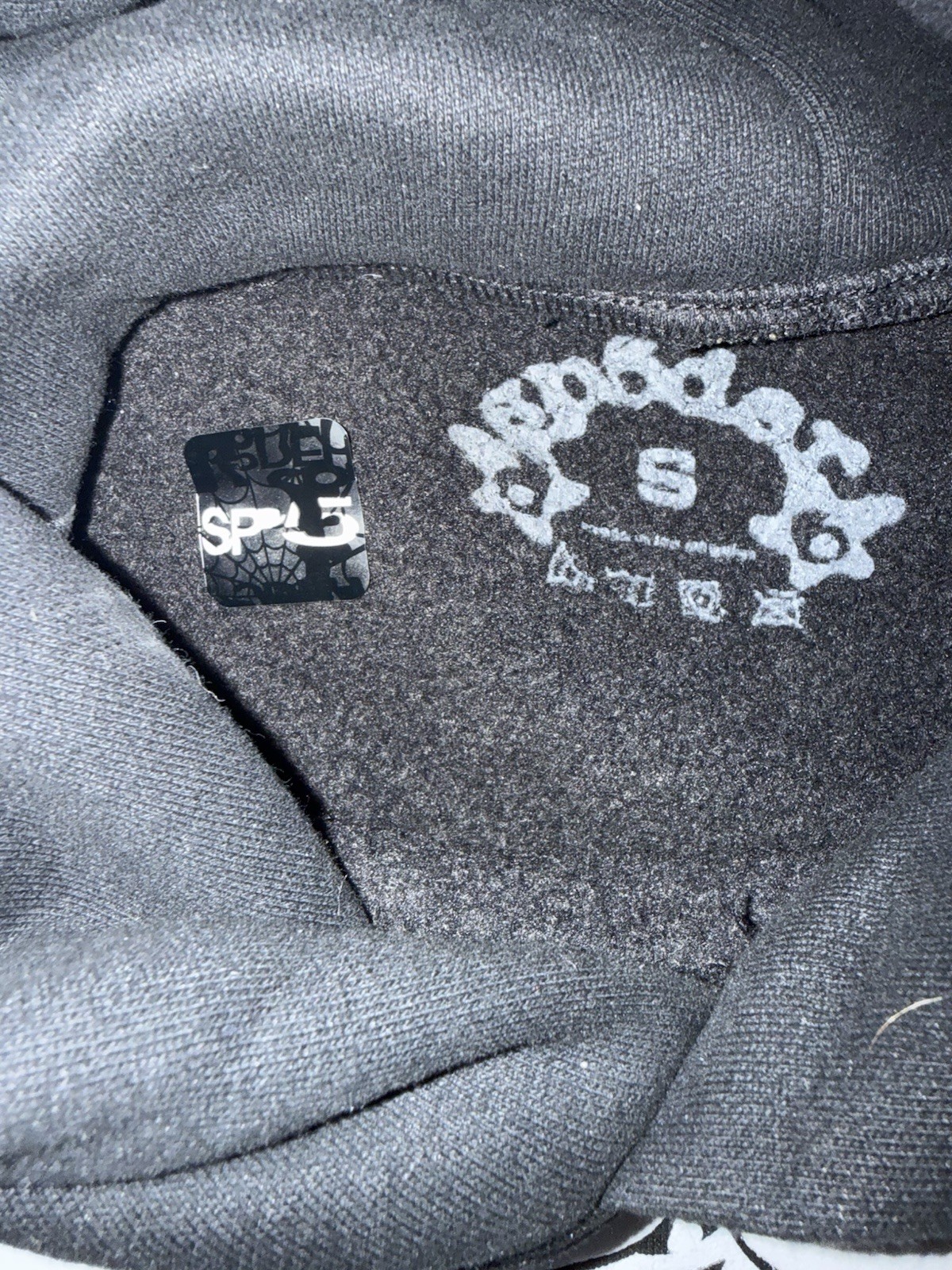Spyder Hoddie Black And White